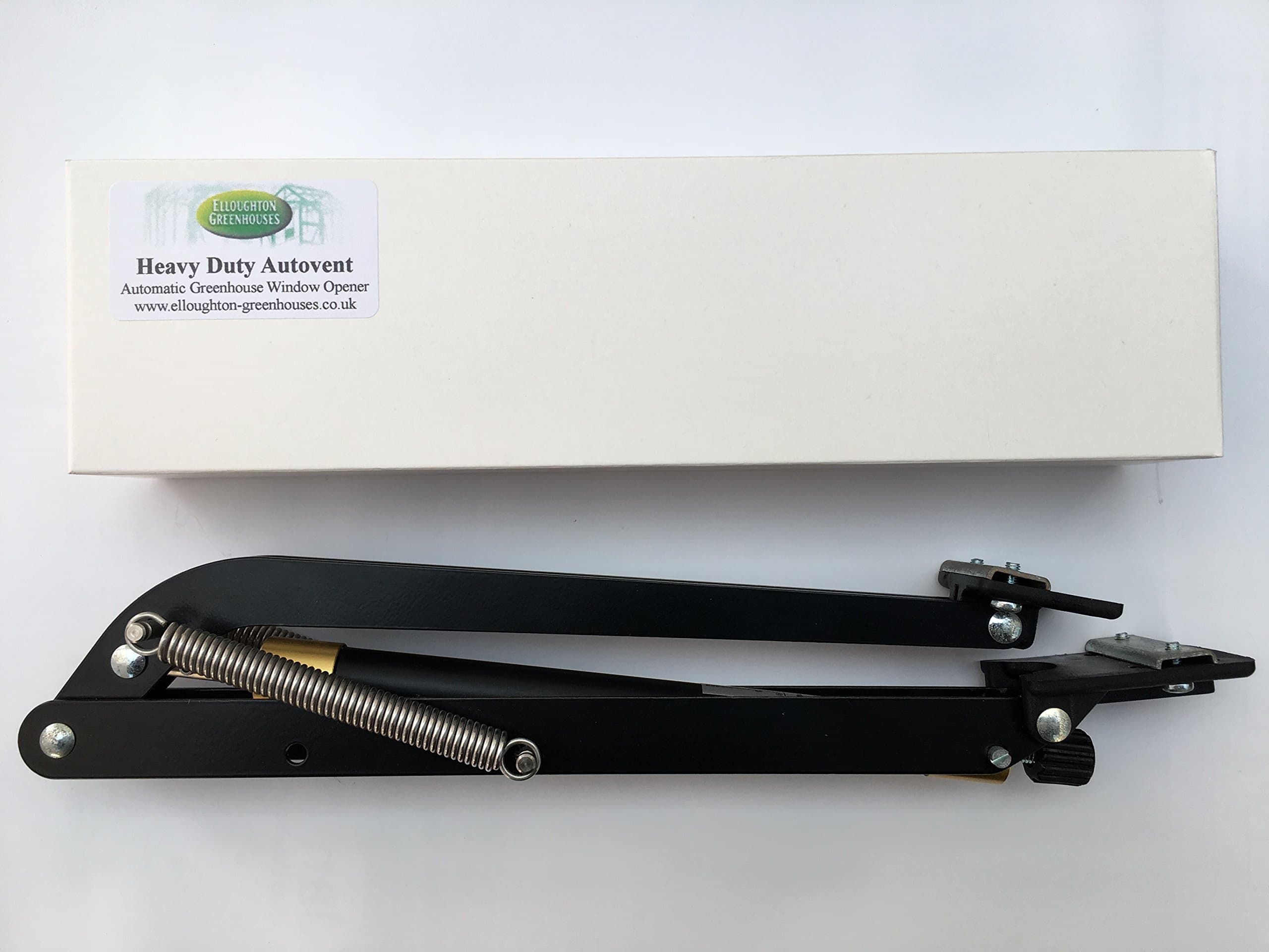 Thermofor Double Spring Heavy Duty Automatic Greenhouse Window Opener. Opens Roof Vents and Also Top Hung Side Vents