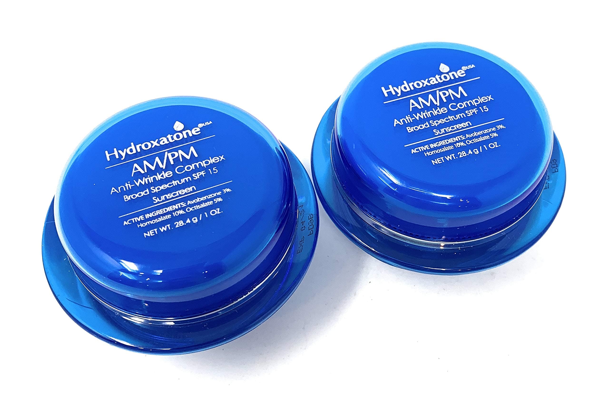2Packs Hydroxatone AM/PM Anti-Wrinkle Complex SPF 15, 1 Oz