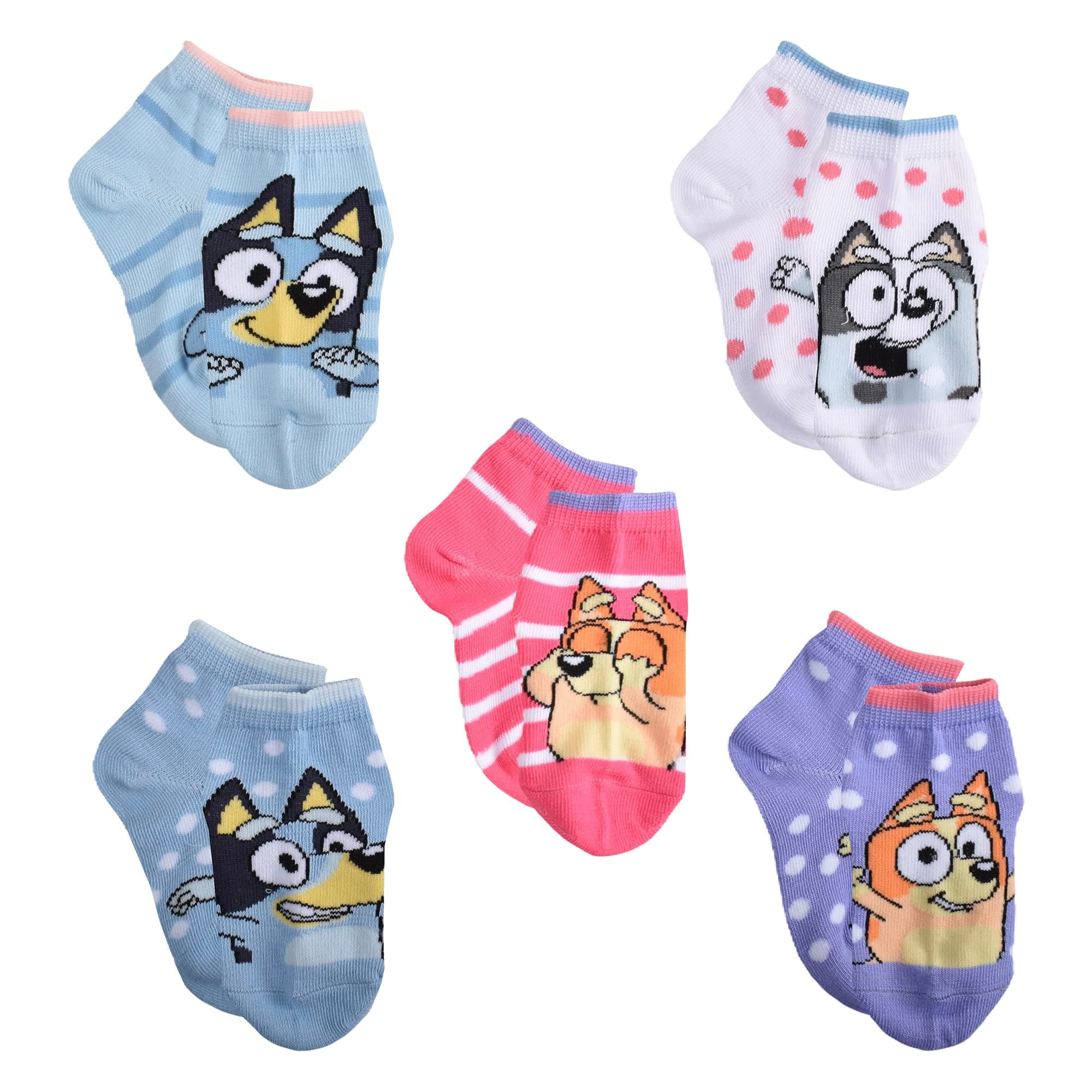5PK CHEER SHORTIE SOCKS