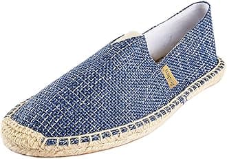 Alexis Leroy Women's Flat Espadrilles Canvas Shoes Slip on Espadrilles