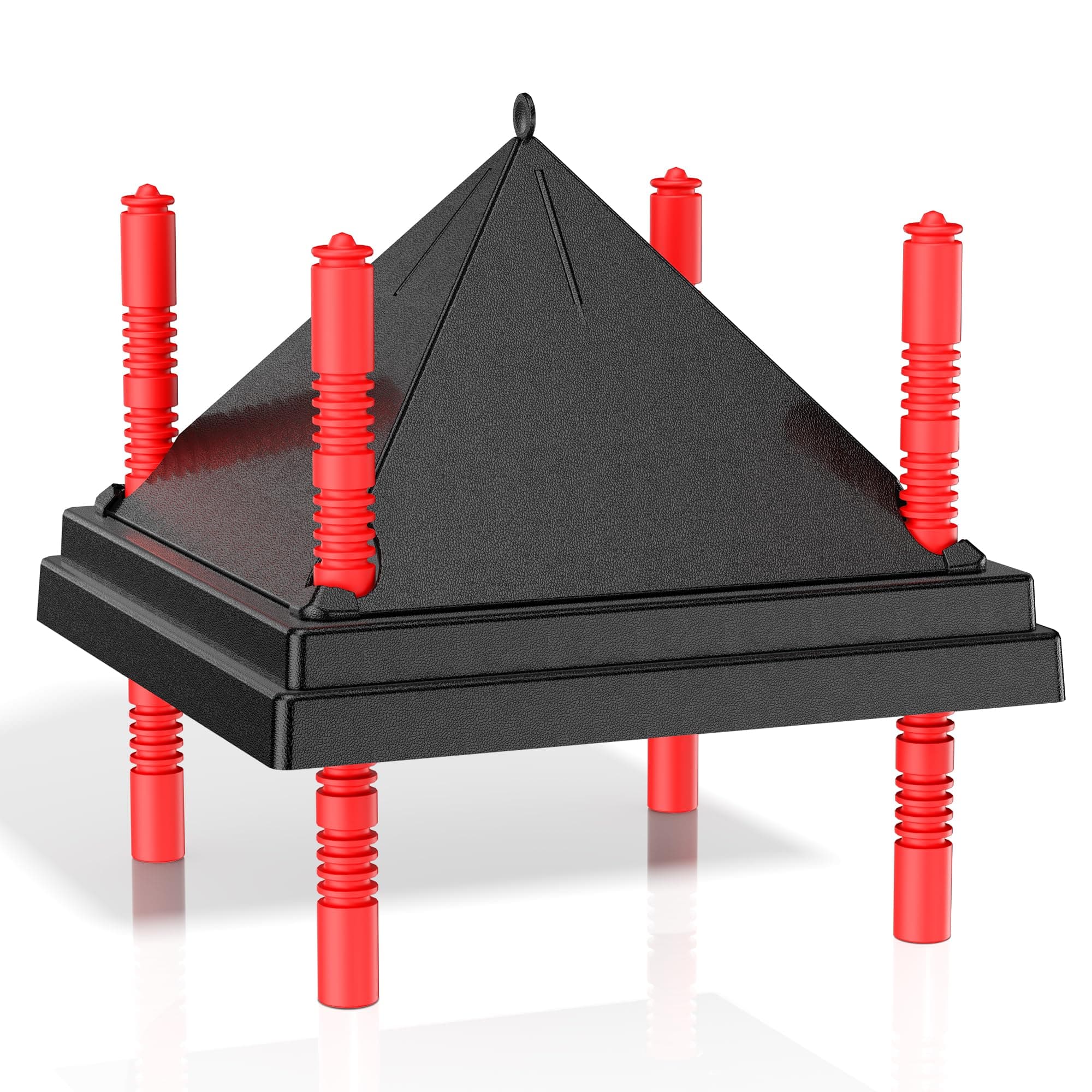 Chick Brooder Heating Plate with Adjustable Heights, Brooder Heater for Chicks with Anti Stand Cone (10" x 10" Black)