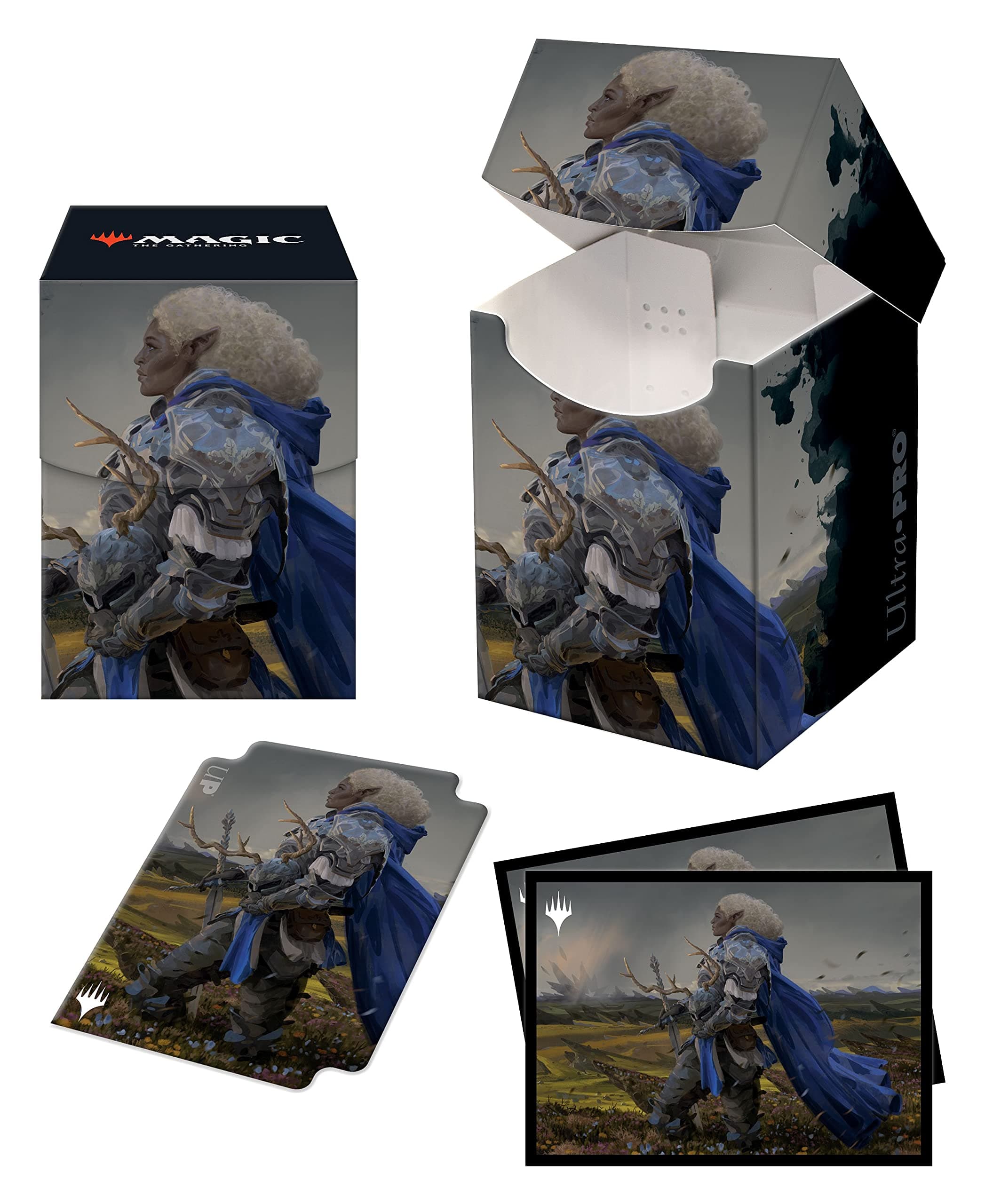 Commander Adventures in The Forgotten Realms PRO 100+ Deck Box and 100ct Sleeves V4 for Magic: The Gathering