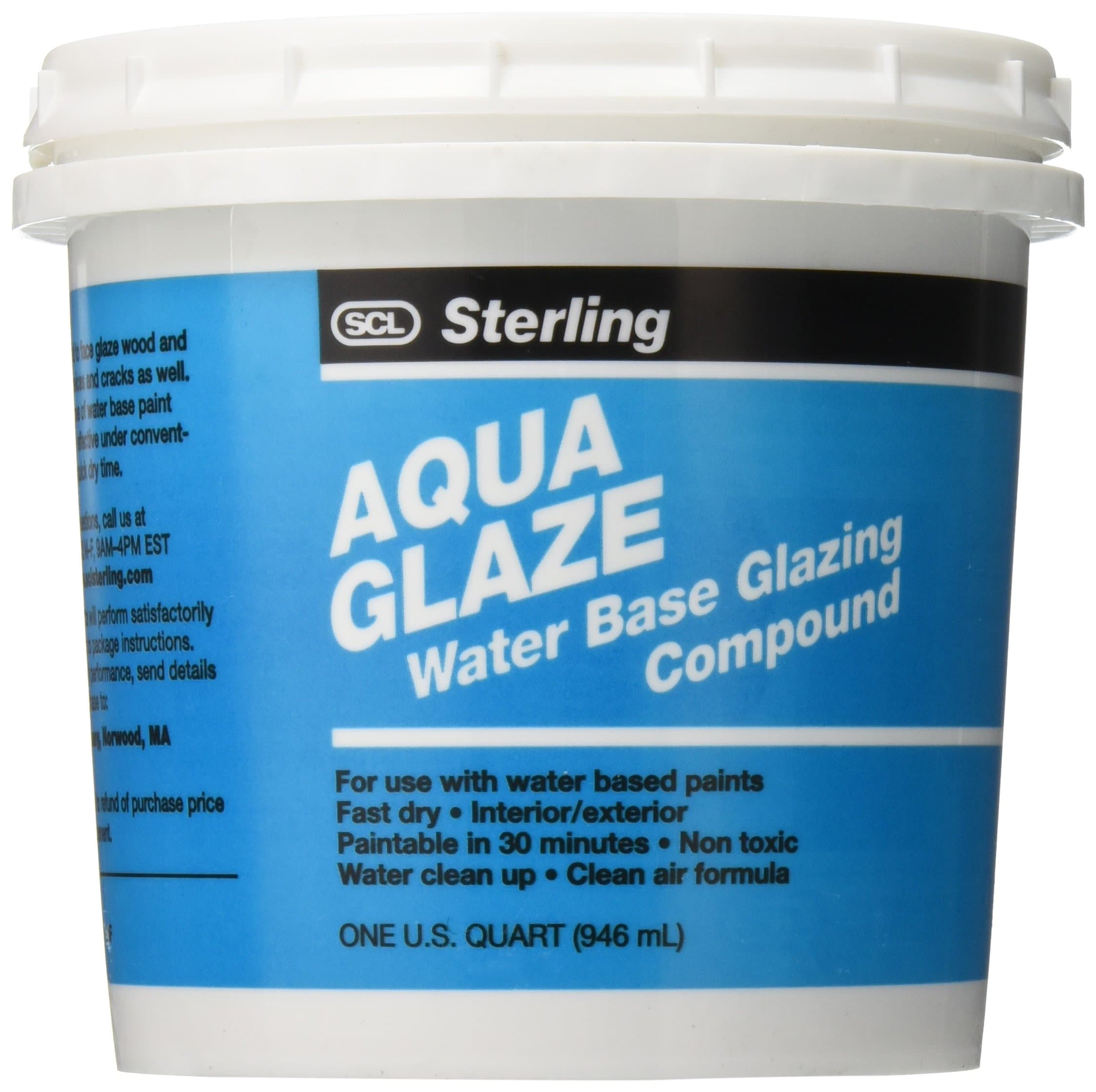 SCL Sterling Quart Aqua Glaze Water Base Glazing Compound