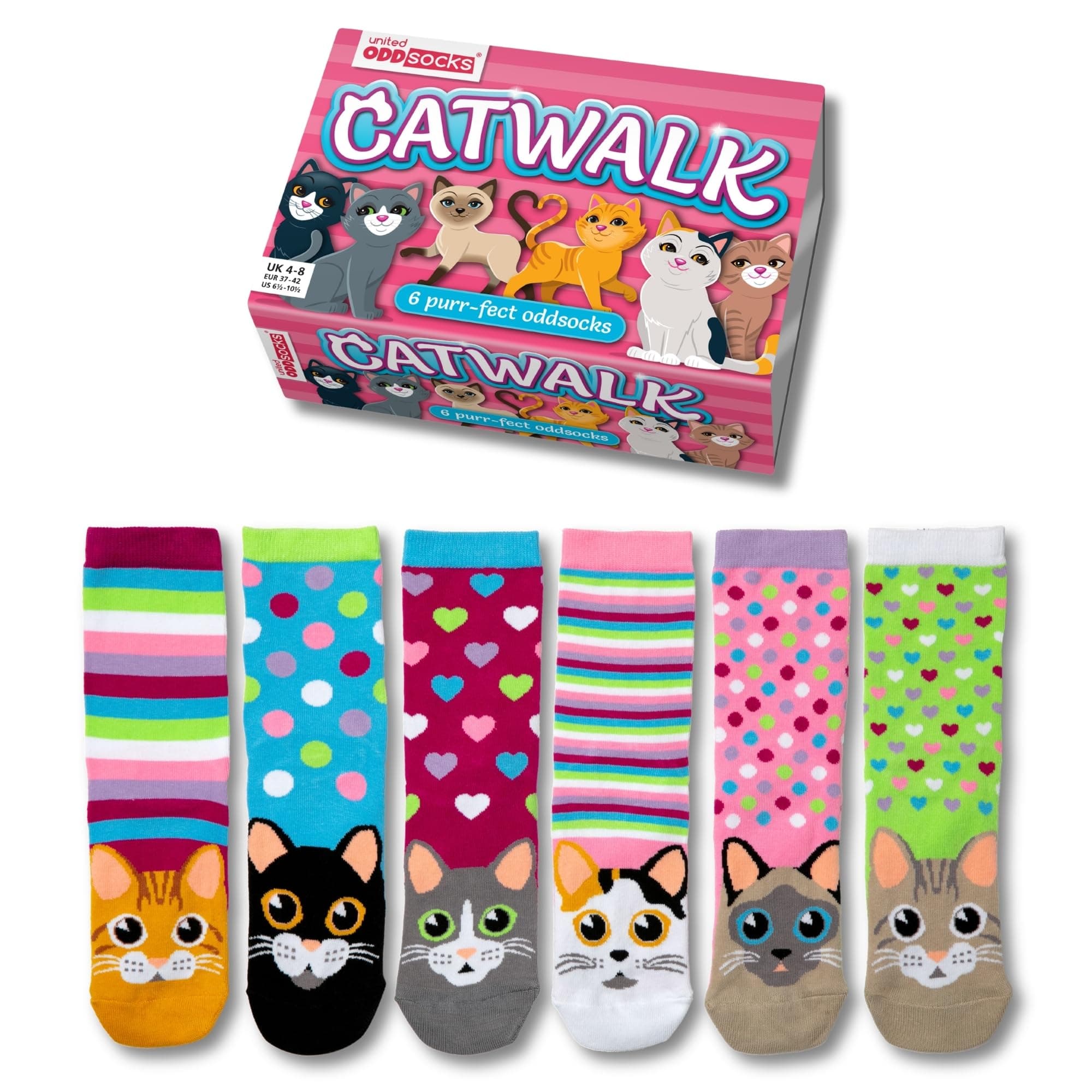 Women's Odd Catwalk Gift Pack - 6 Socks