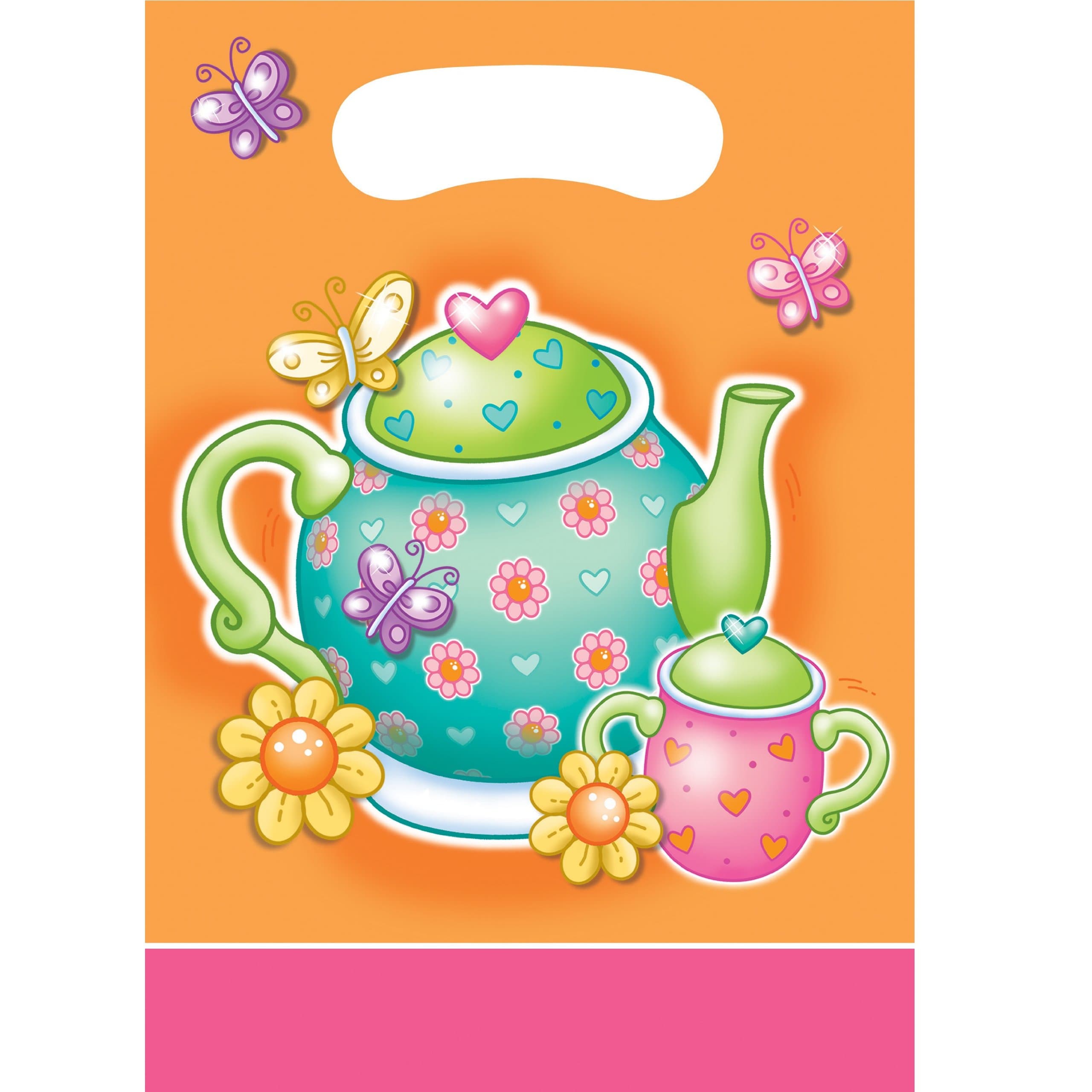 Creative Converting Tableware Tea For You Party Set (Loot Bags)