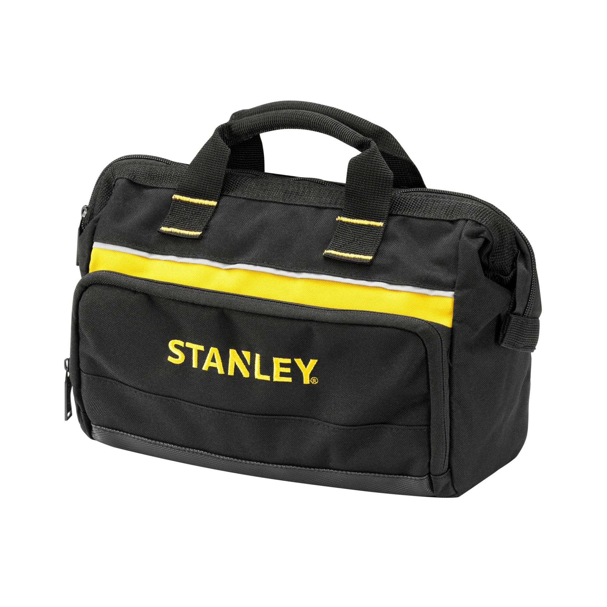 Tool Bag (12 inches) - Multiple Pockets for Tool Organisation, Heavy-Duty 600 Denier Fabric, Black, 30 x 25 x 13 cm, 1-93-330