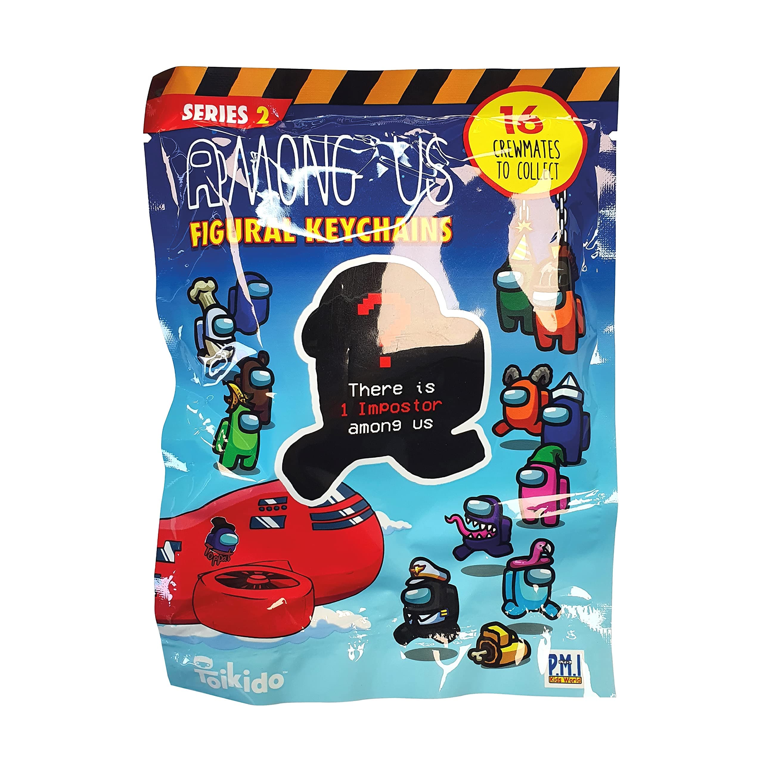 Among Us Figural Keychains Series 2 Officially Licensed Crewmate Keyring Blind Bag