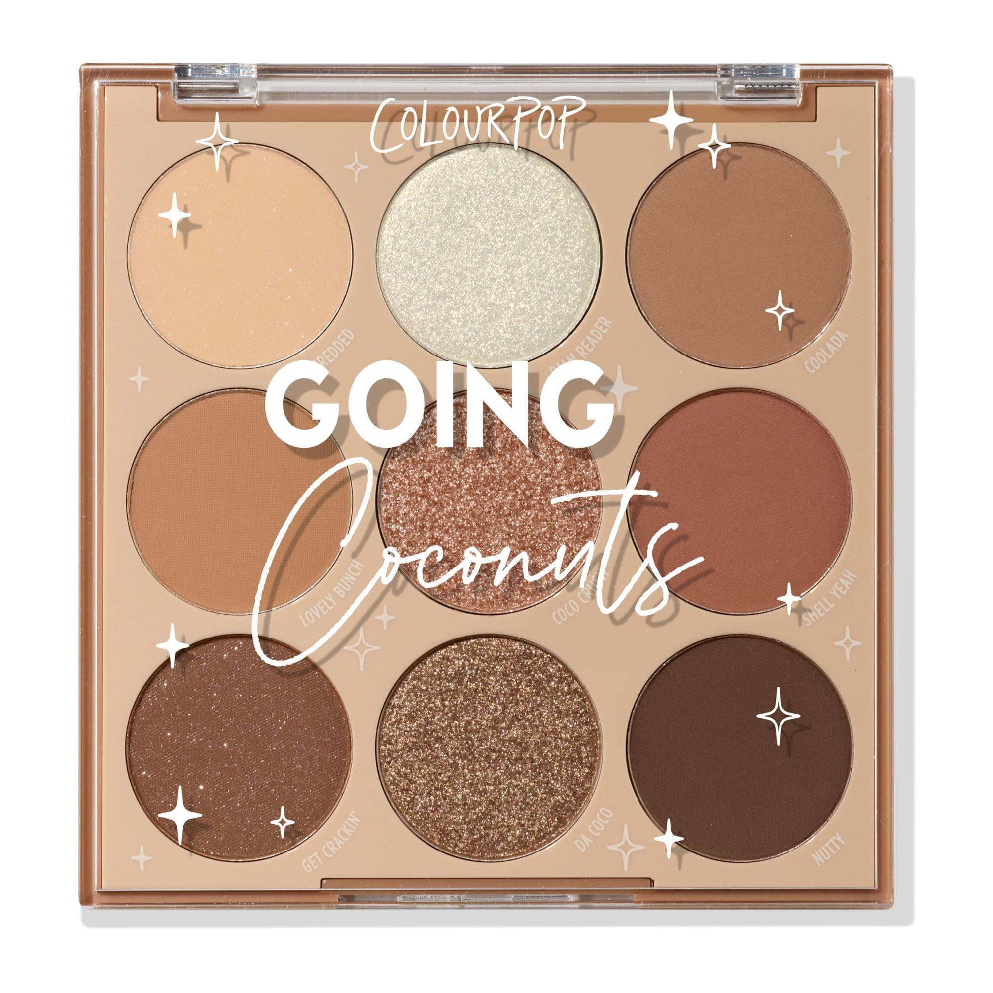 Going Coconuts Eyeshadow Palette - Cool Neutral Eyeshadow Palette with Ultra Velvety and Silky Finish