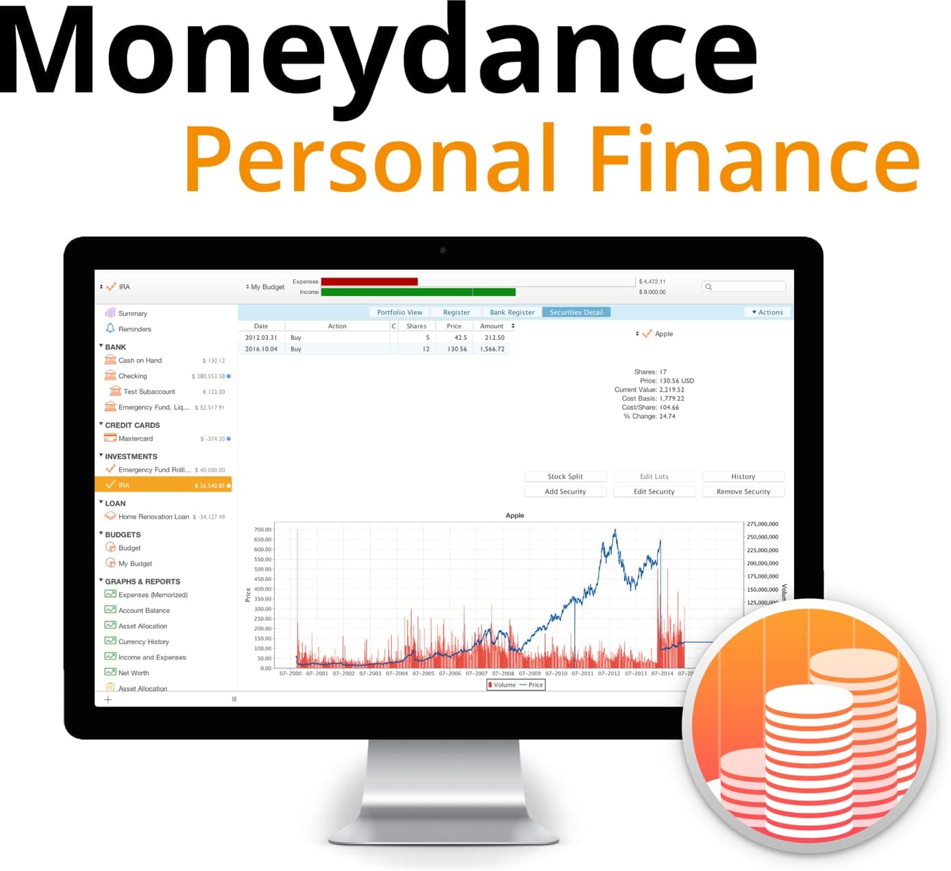 Moneydance - personal financial management app [Online Code]