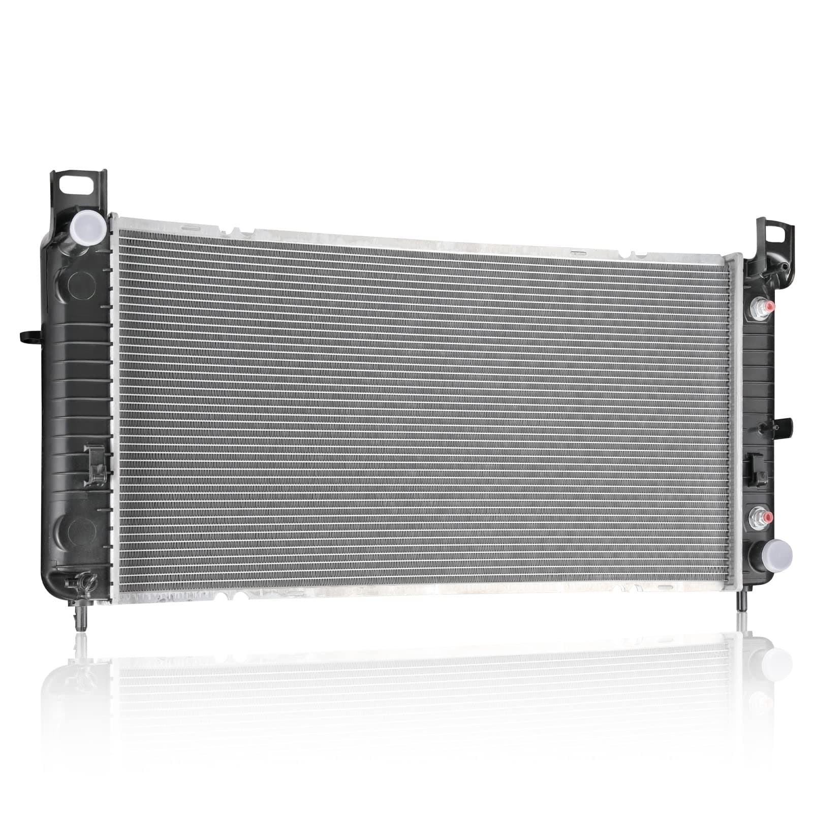 34" Core Radiator Complete Assembly Compatible with 2001-2006 Yukon XL 1500 6.0L 2000-2012 Yukon XL 1500 5.3L 2000-2013 Yukon XL 2500 6.0L 2423