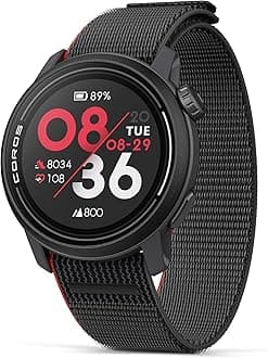 PACE 3 GPS Sport Watch –Lightweight, Comfortable Running Watch, 17-Day Battery Life, Accurate GPS, Heart Rate Monitor, Navigation, Sleep Tracking, Training Plan, Run, Bike, and Ski - Black Nylon