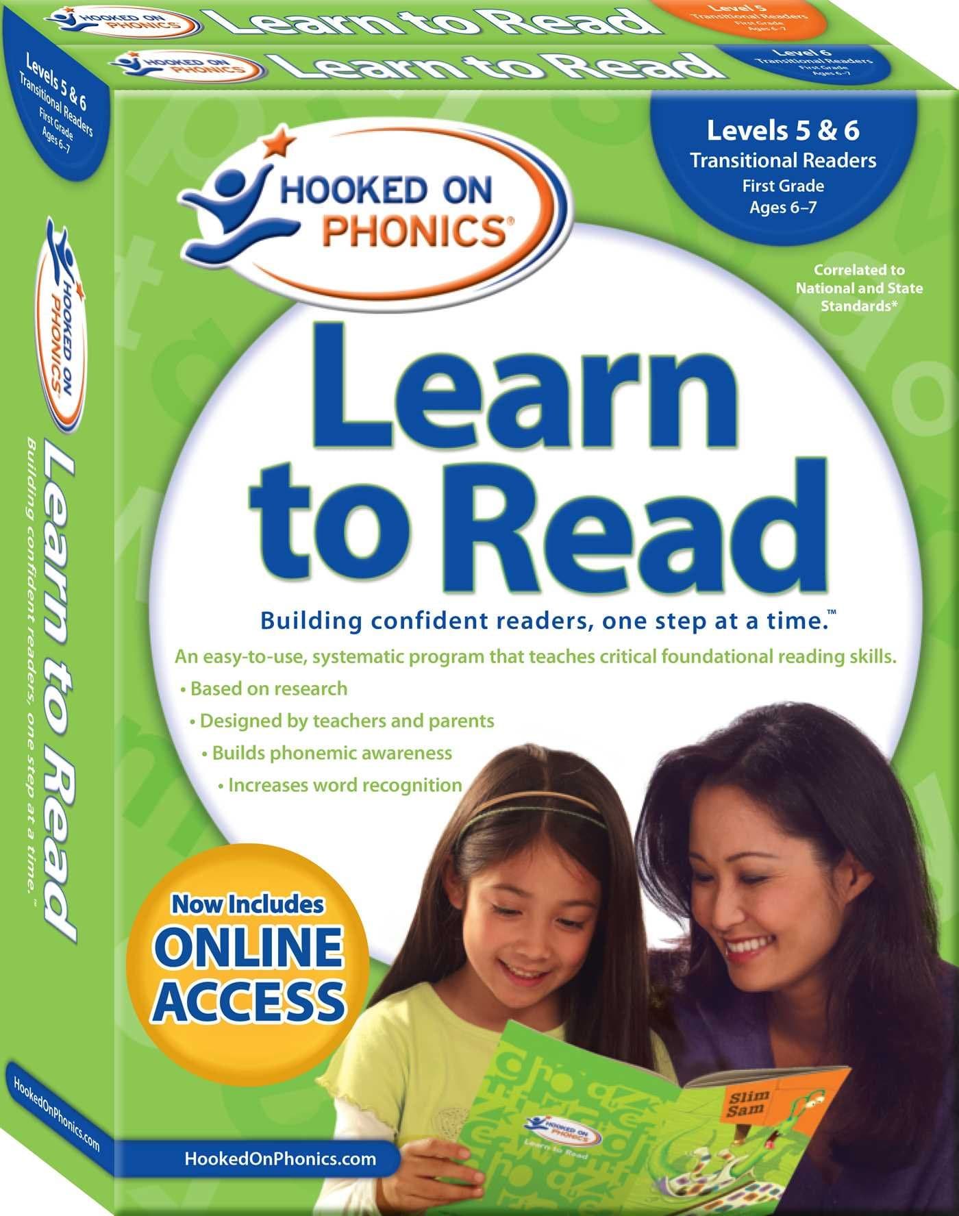 Hooked on Phonics Learn to Read - Levels 5&6 Complete, 3: Transitional Readers (First Grade Ages 6-7) (Learn to Read Complete Sets)