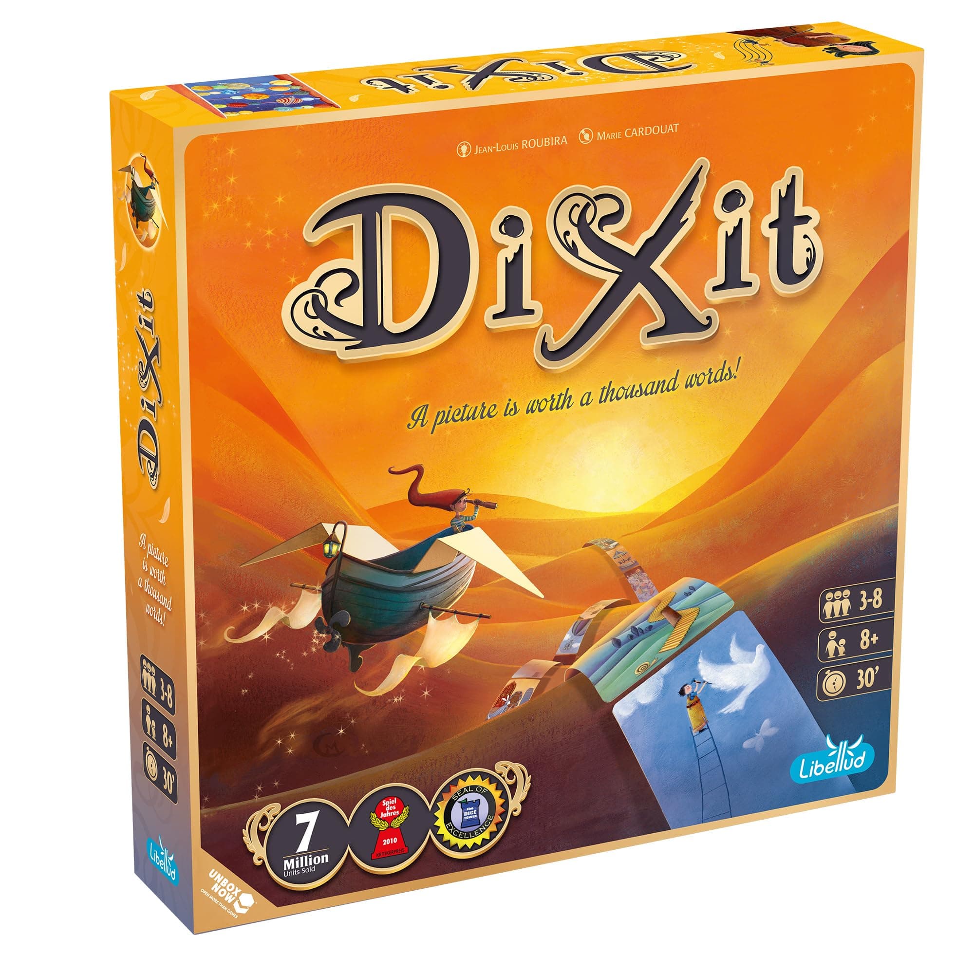 Asmodee Dixit Board Game (2021 Refresh) - The Award-Winning Game of Imagination, Creativity and Storytelling, Family Fun for Kids & Adults, Ages 8+, 3-6 Players, 30 Minute Playtime