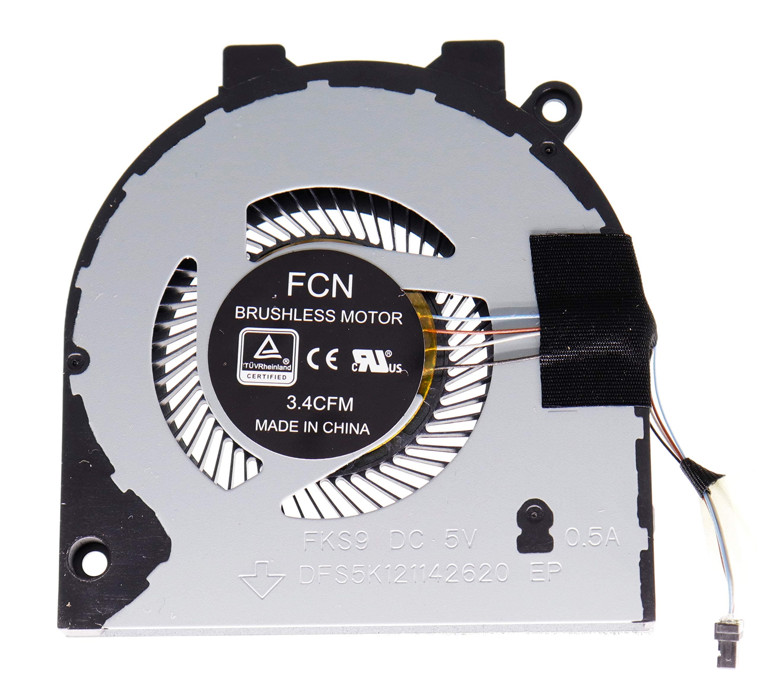 LeFix Replacement Compatible with CPU Cooling Fan DELL Inspiron 15 5580 5581 5585 14-5480 5481 5482 5488 P93G Series,0G0D3G G0D3G DFS5K121142620