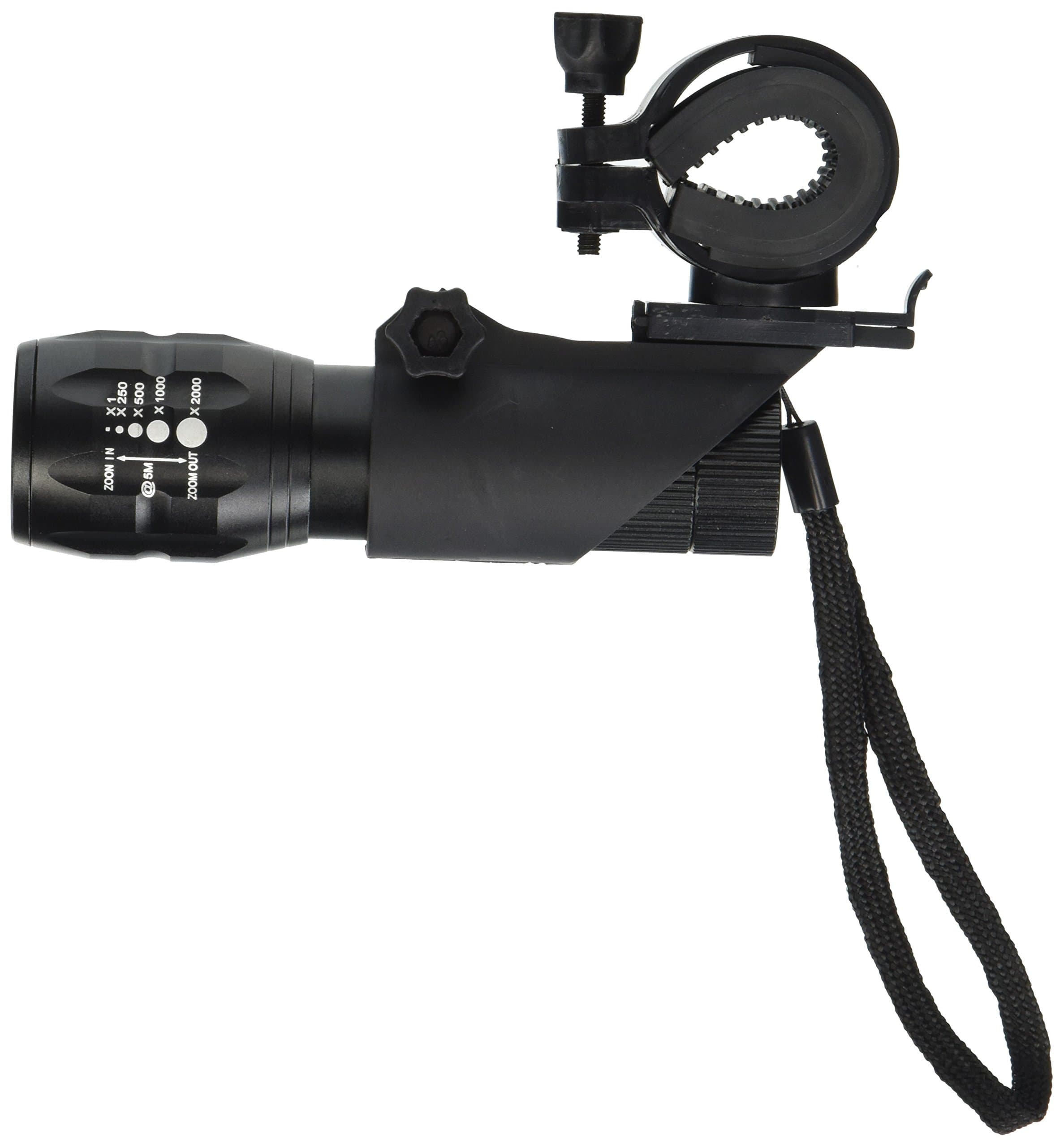 BlueDot Trading flashlight-cree-q5-bike-mount LED Tactical Flashlight with Removable Bicycle Handlebar Mounting Bracket