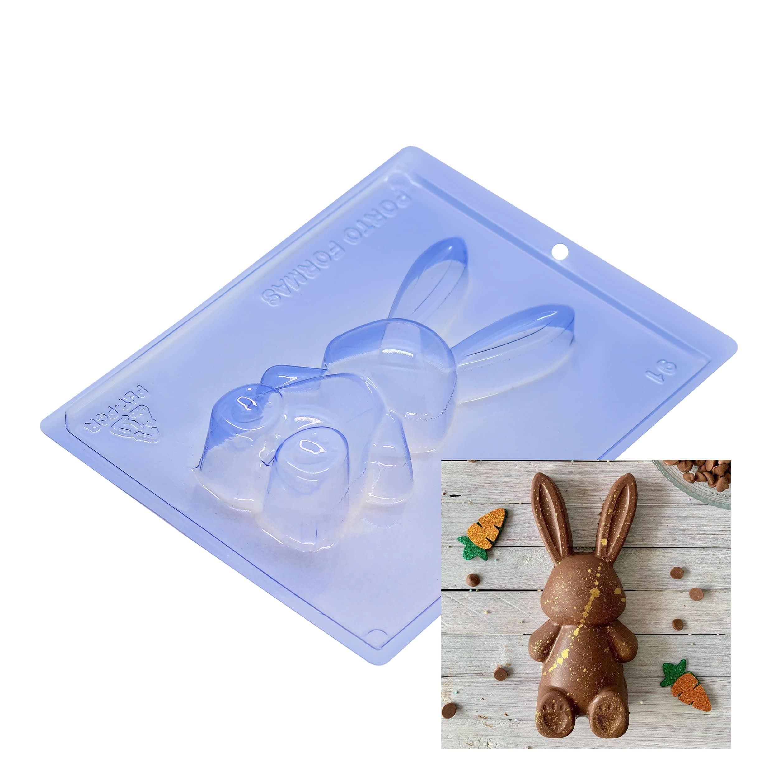 Bunny Chocolate Three Part Chocolate Mold