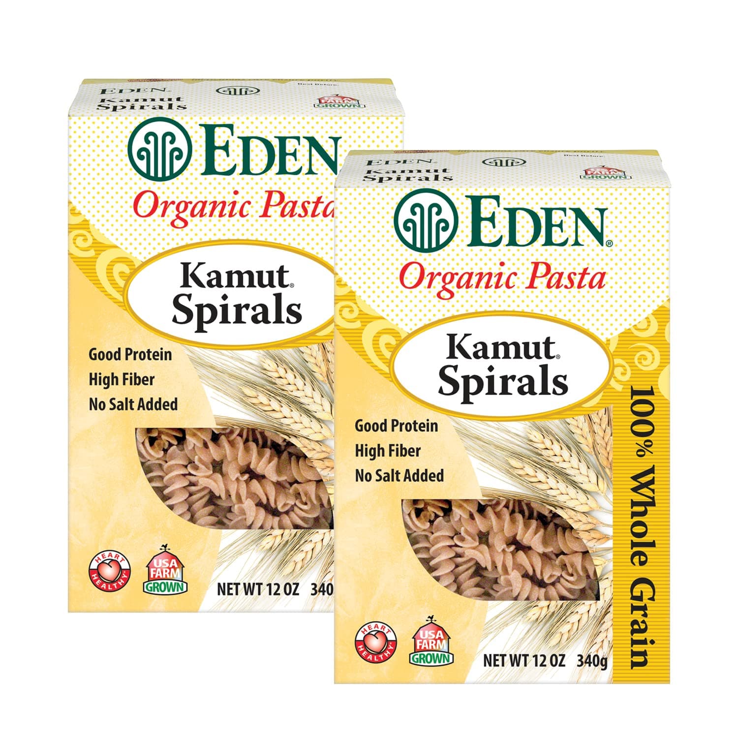 EDEN ORGANIC KAMUT SPIRALS 12 OZ (2 Pack)