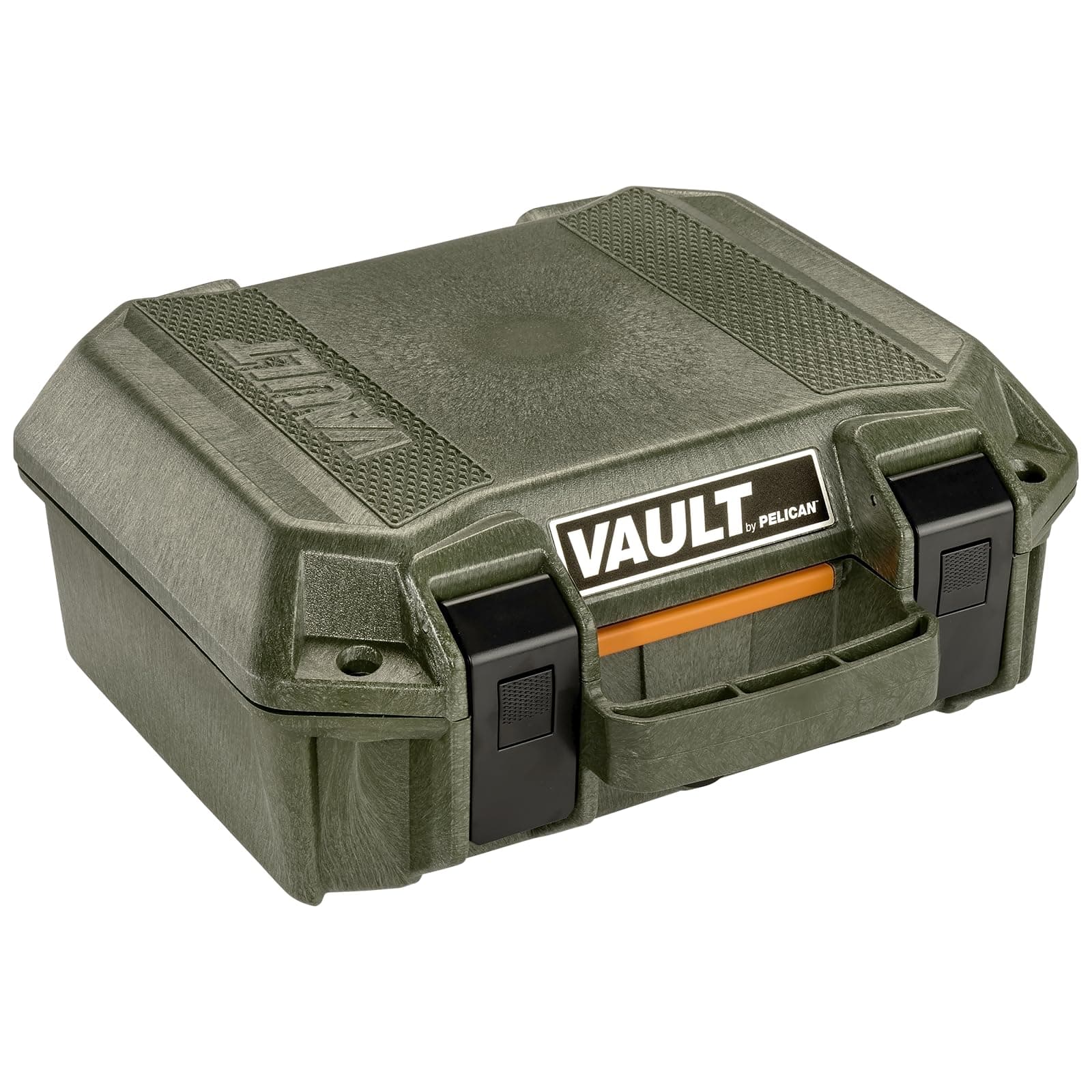 Vault - V100 Multi-Purpose Hard Case with Foam for Camera, Drone, Equipment, Electronics, Sportman's Pistol Case, and Gear (OD Green)