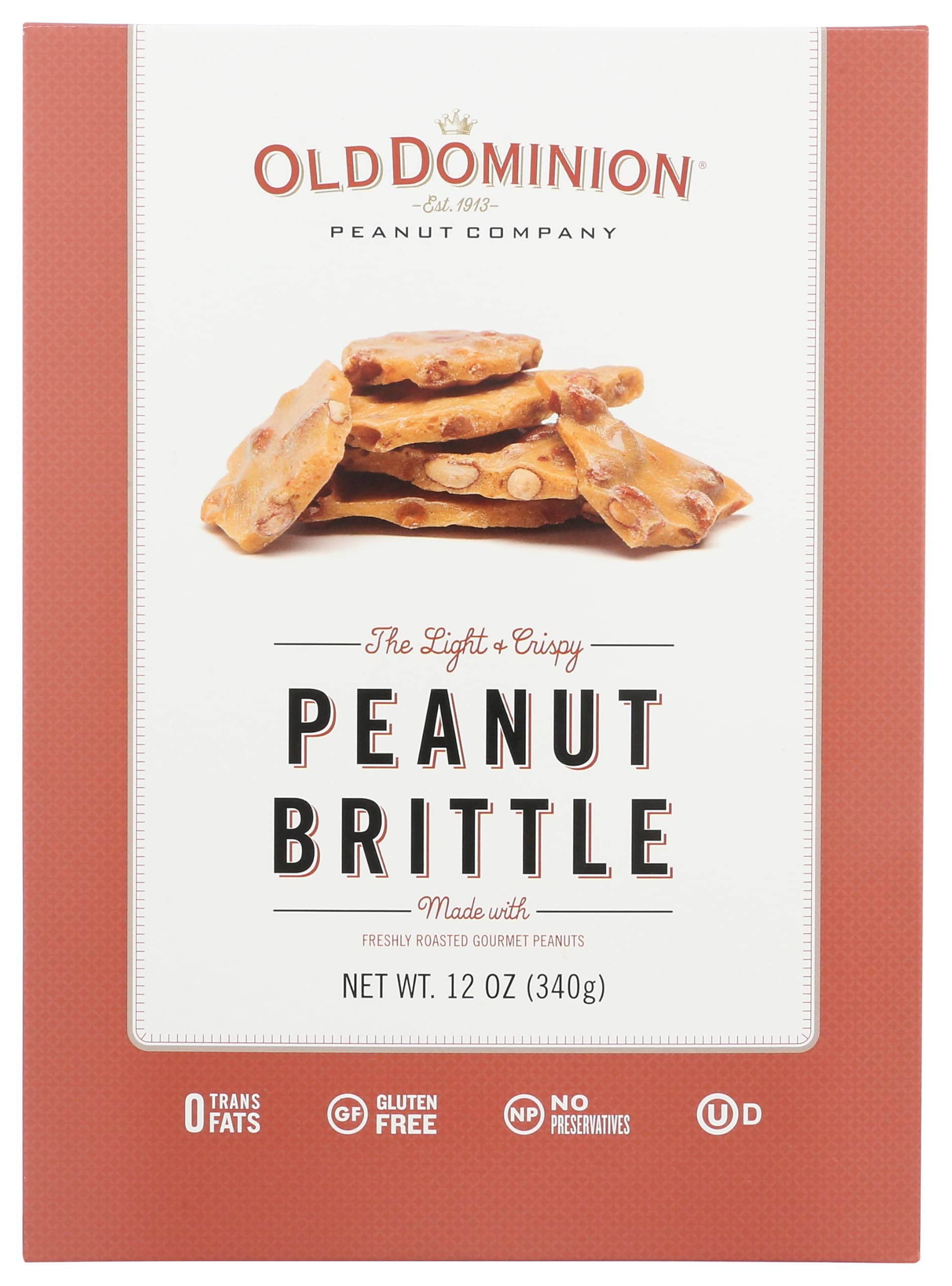 HAMMONDS CANDIES Brittle Box Natural Peanut, 12 OZ