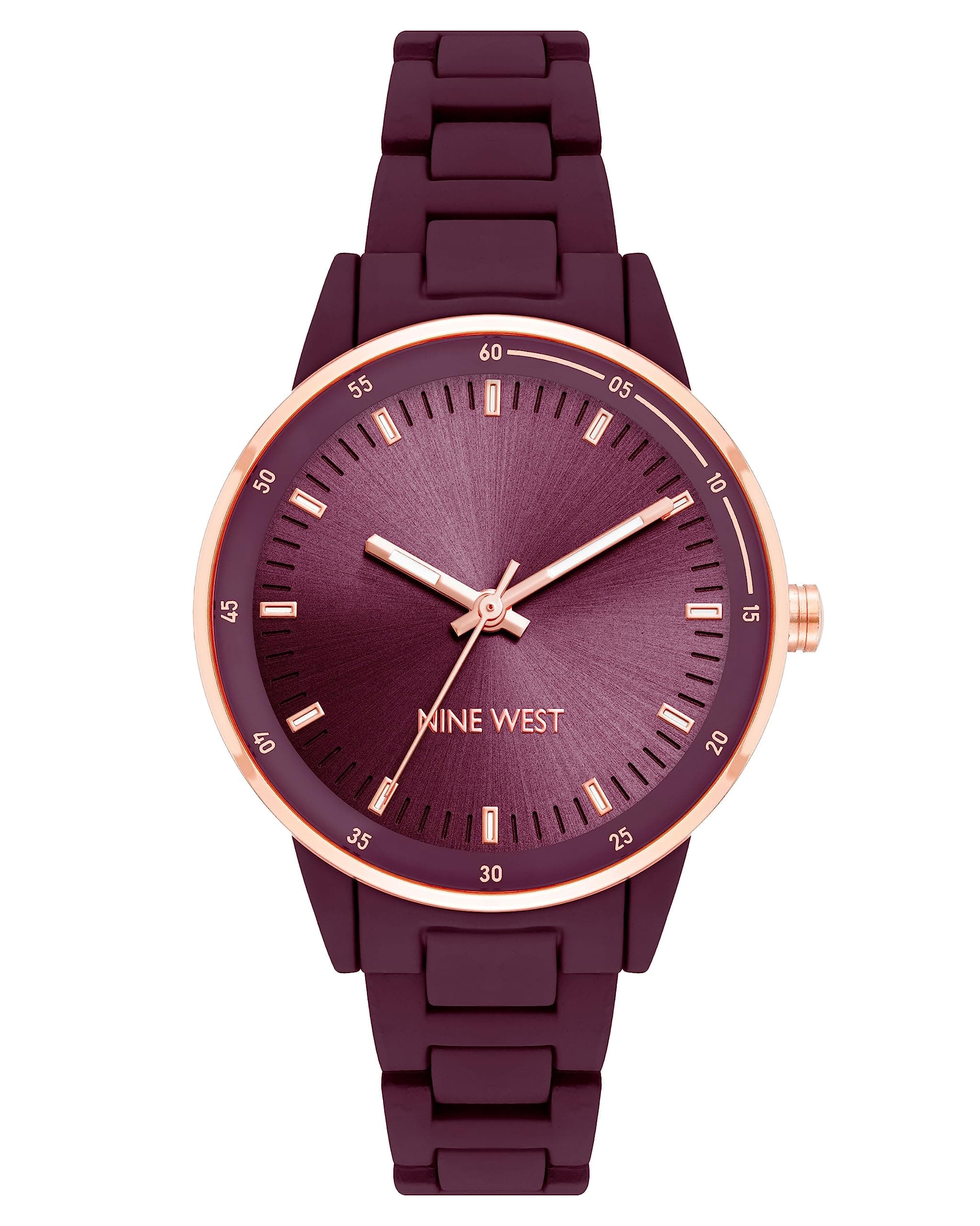 Nine WestWomen's Rubberized Bracelet Watch