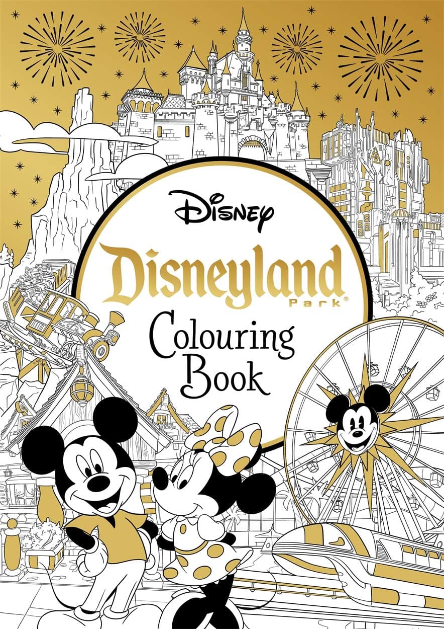 Disneyland parks colouring book