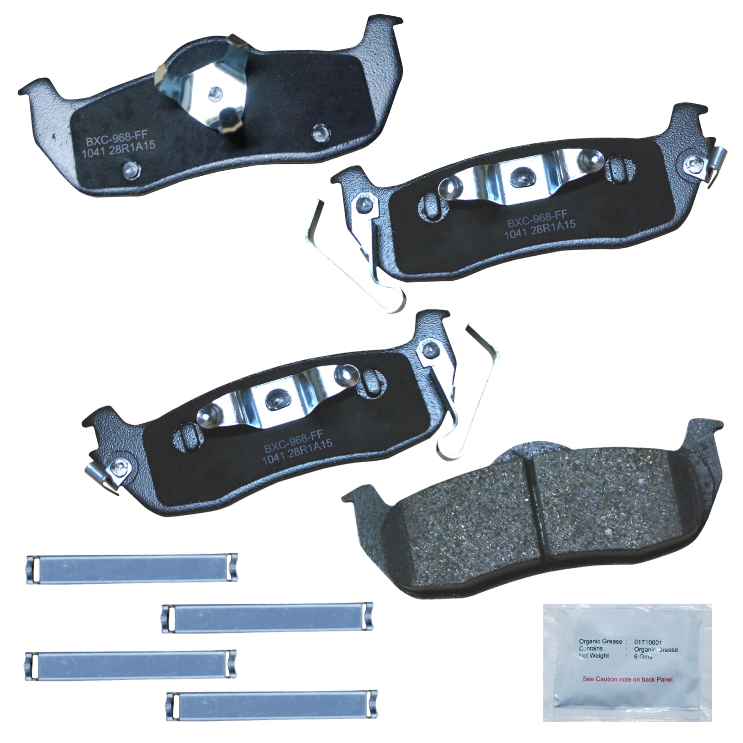 BENDIX SBC1041 Stop By Brake Pad, 4 Pack