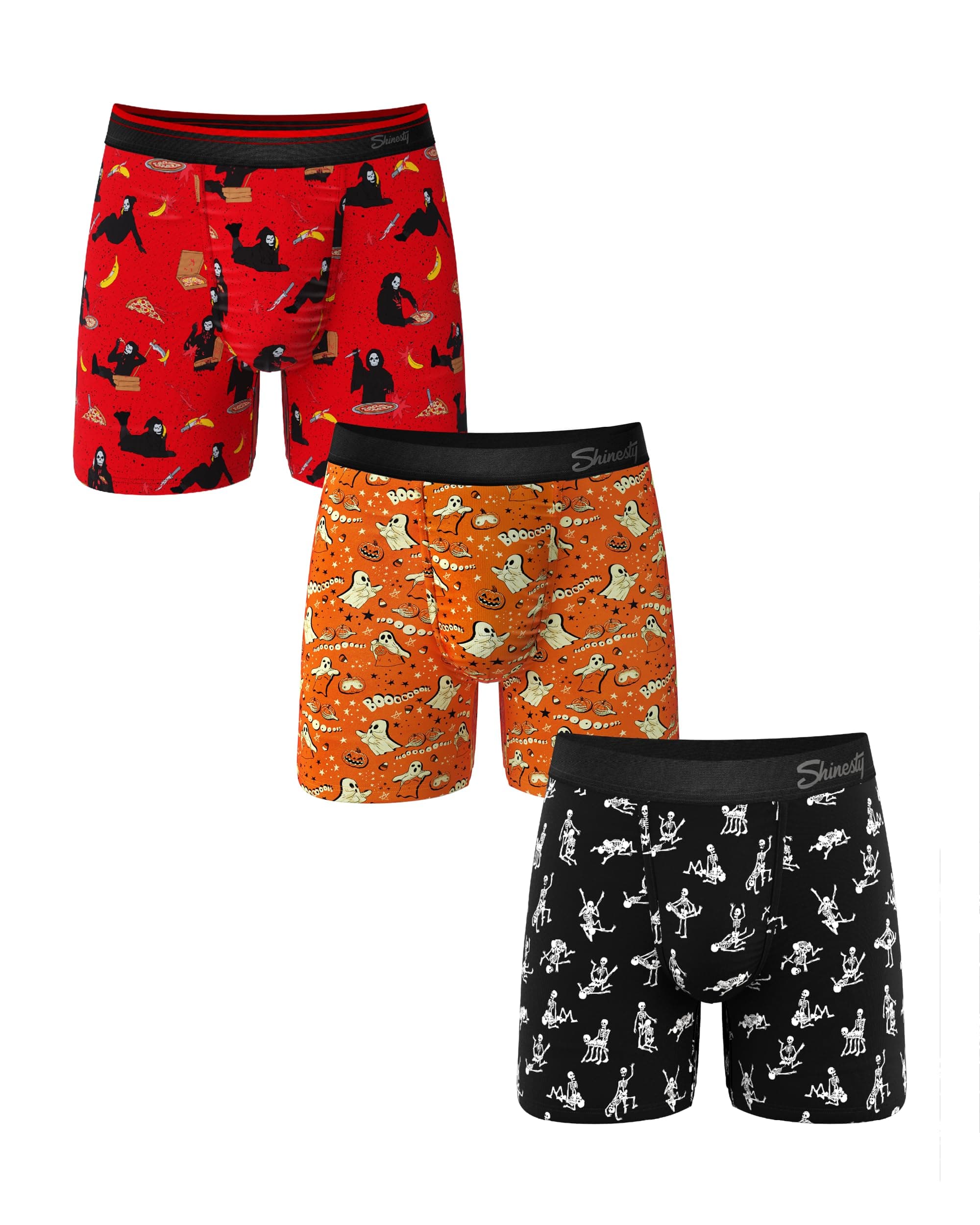 ShinestyHammock Support Mens Boxer Briefs | Underwear Flyless | 3 Pack