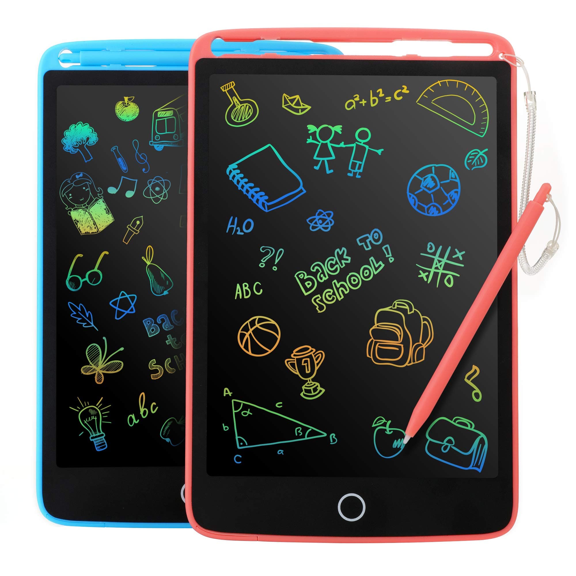 2 Pack LCD Writing Tablet - Colorful Screen Drawing Board 8.5inch Doodle Scribbler Pad Learning Educational Toy - Gift for Kids 3-6 Years Old Boy Girl (2 packs)…