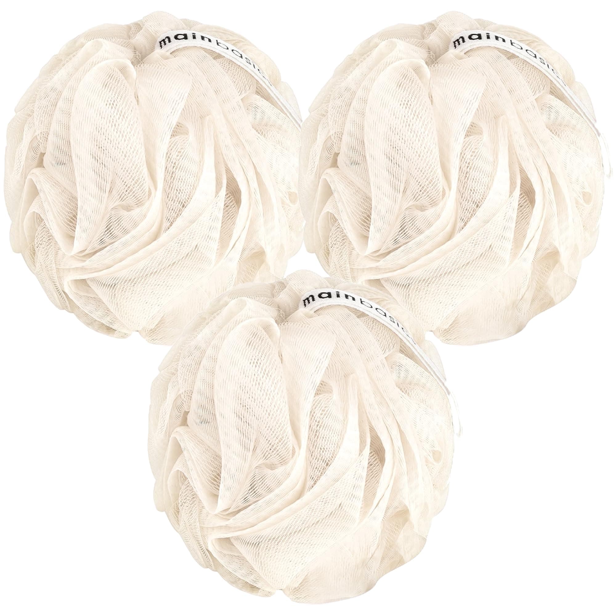 Loofah Sponge Pouf