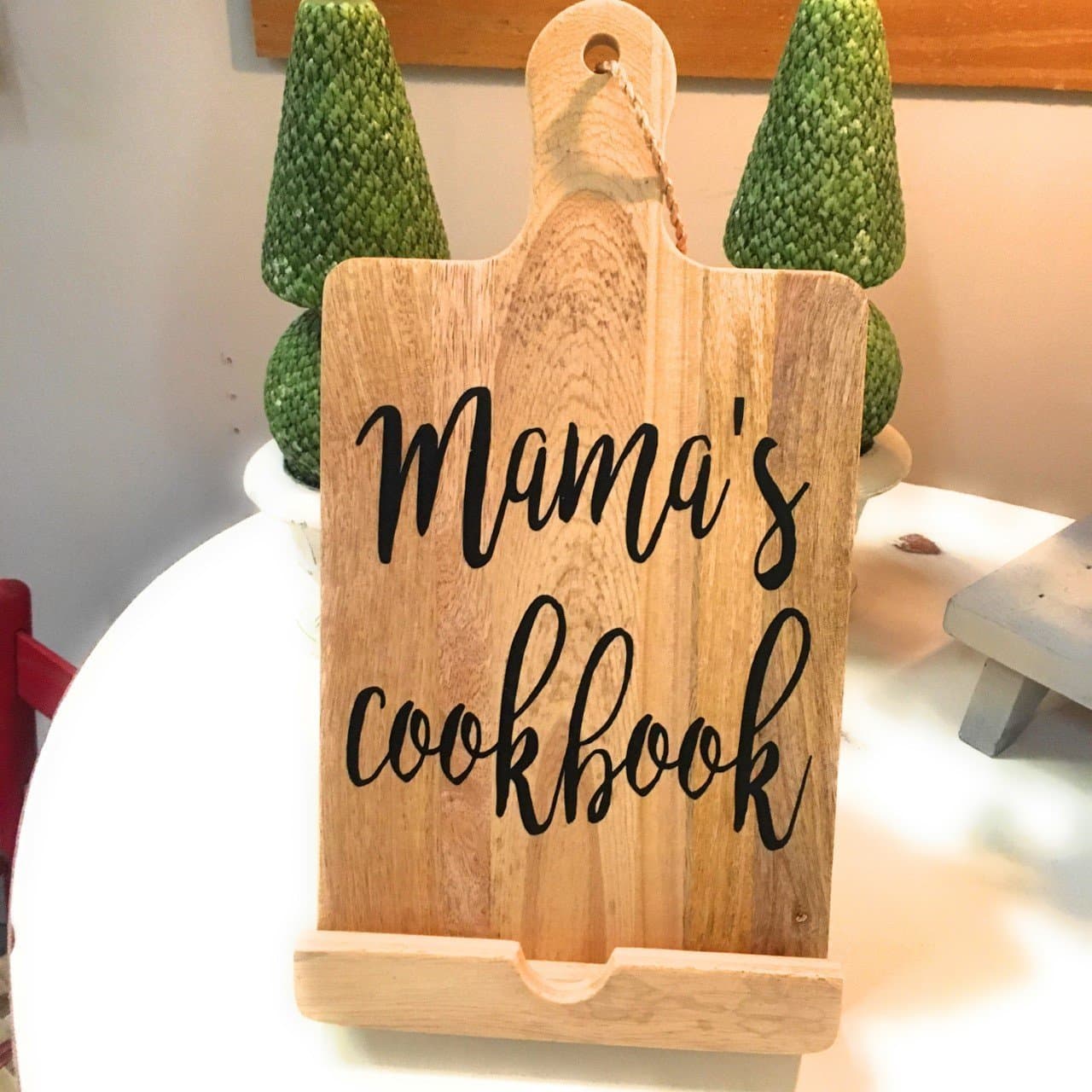 Cook Book and Bible Holder/Stand Customizable