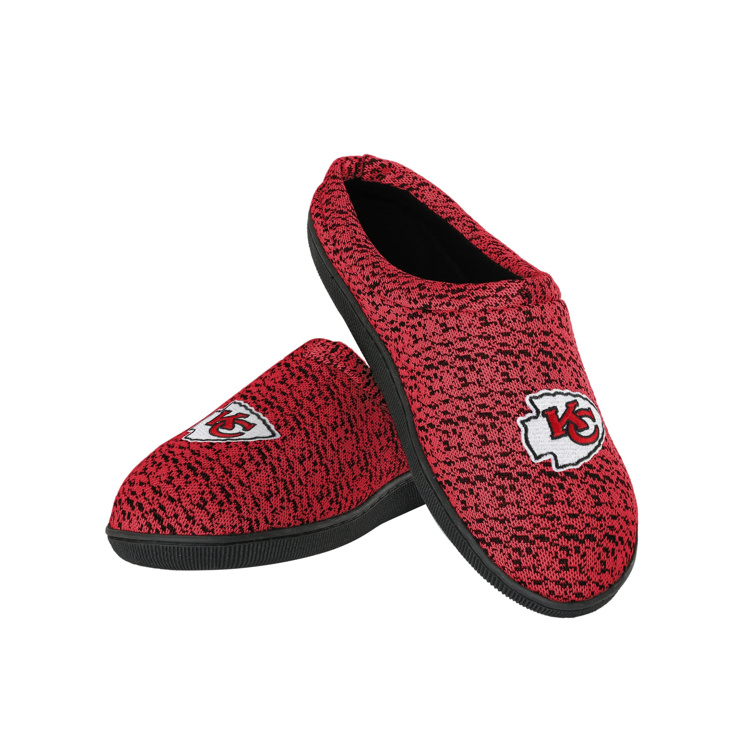 NFL mens Poly Knit Cup Sole Slipper