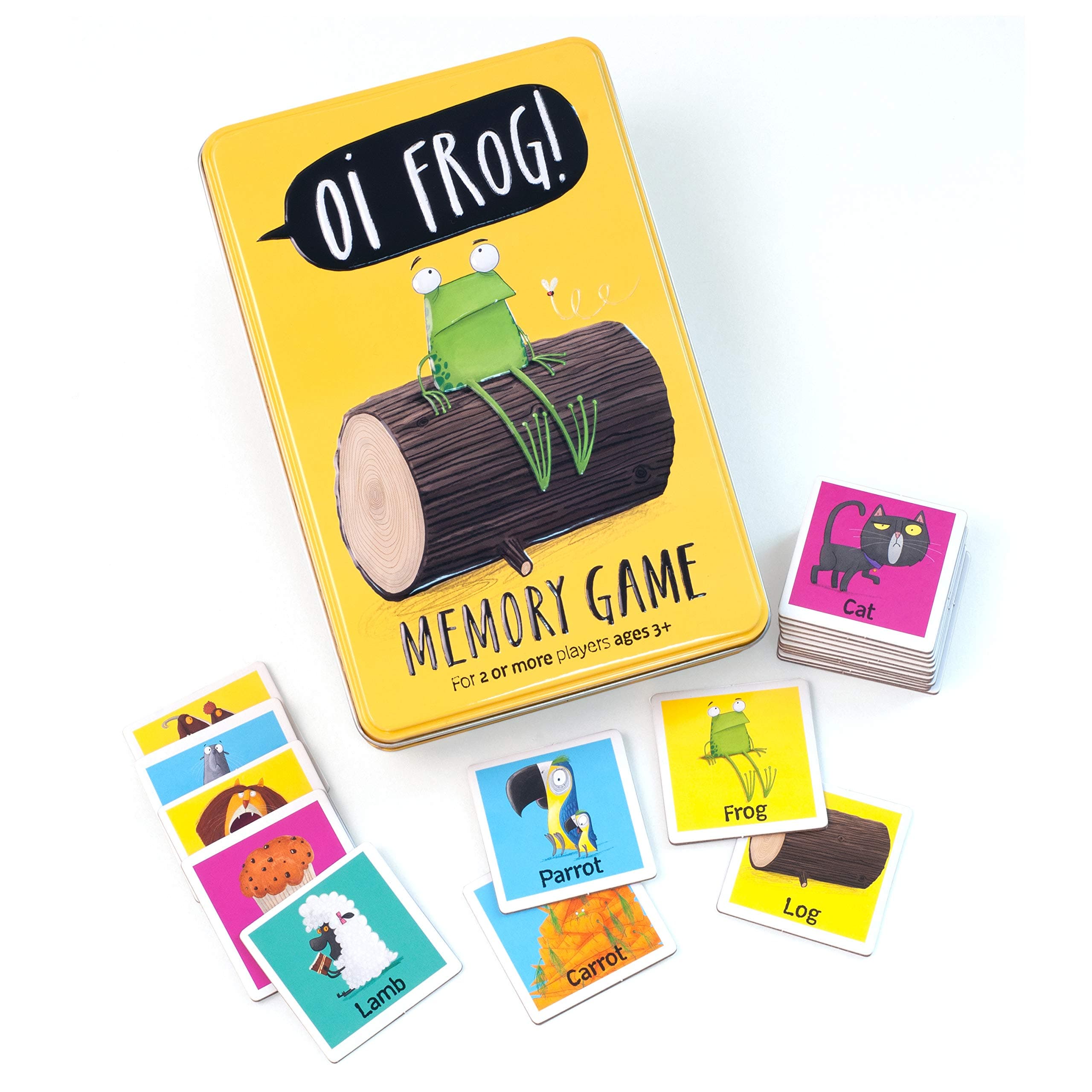 Oi 7345 Frog Memory Card Game, Yellow