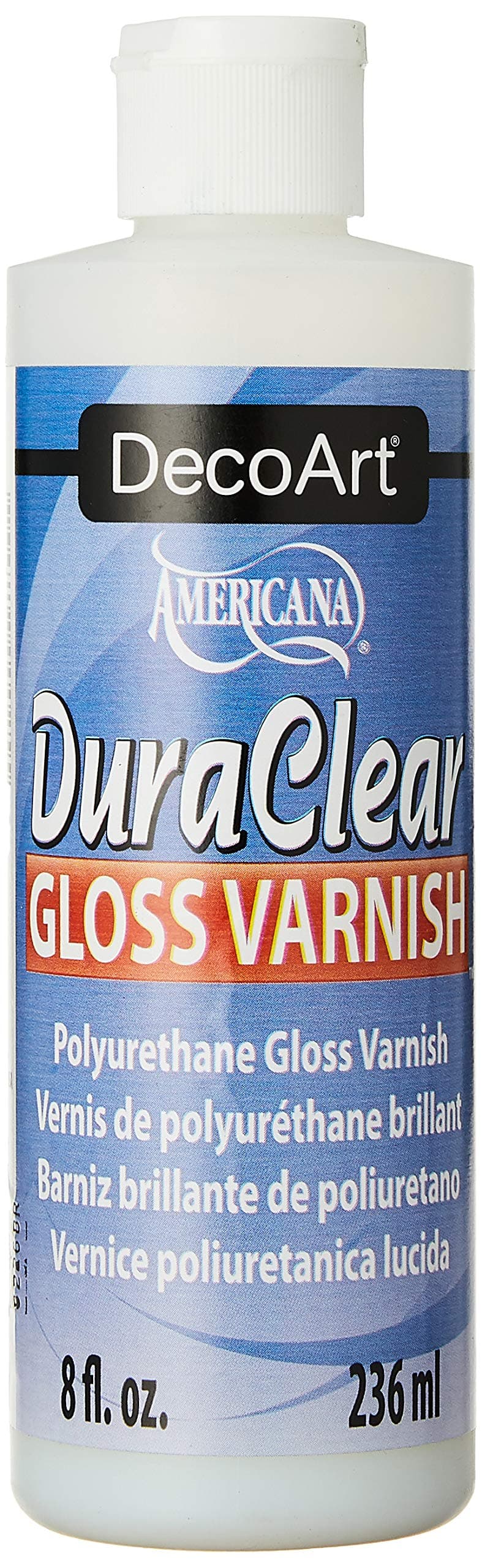 Deco Art DuraClear Polyurethane Gloss Varnish, 236 ml (Pack of 1)