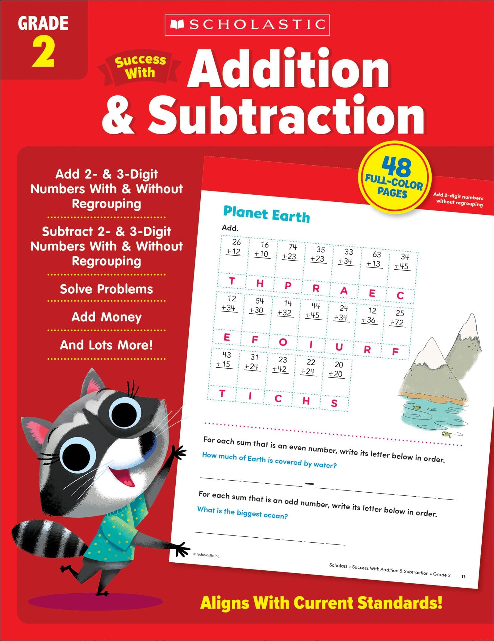 Scholastic Success with Addition & Subtraction Grade 2 Workbook