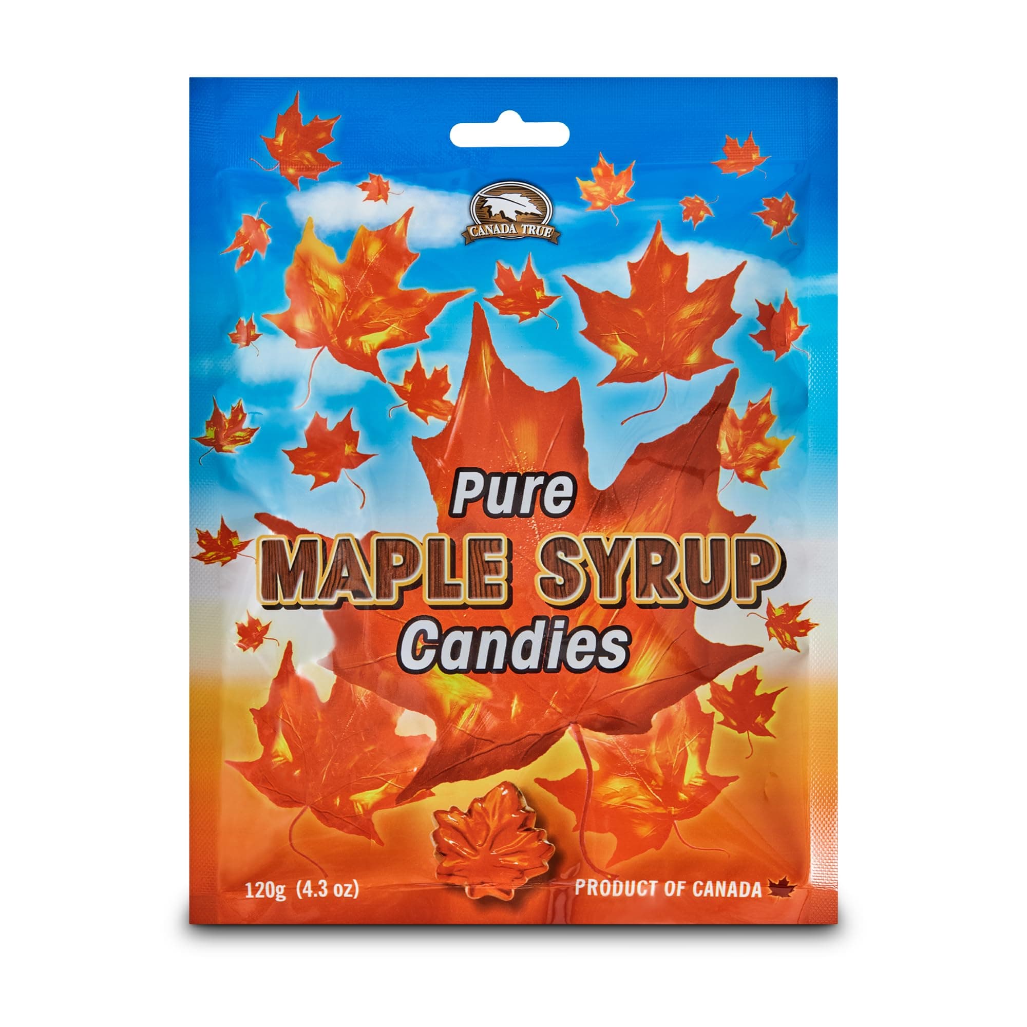 Canada True Maple Leaf Candies with pure maple syrup 120g bag
