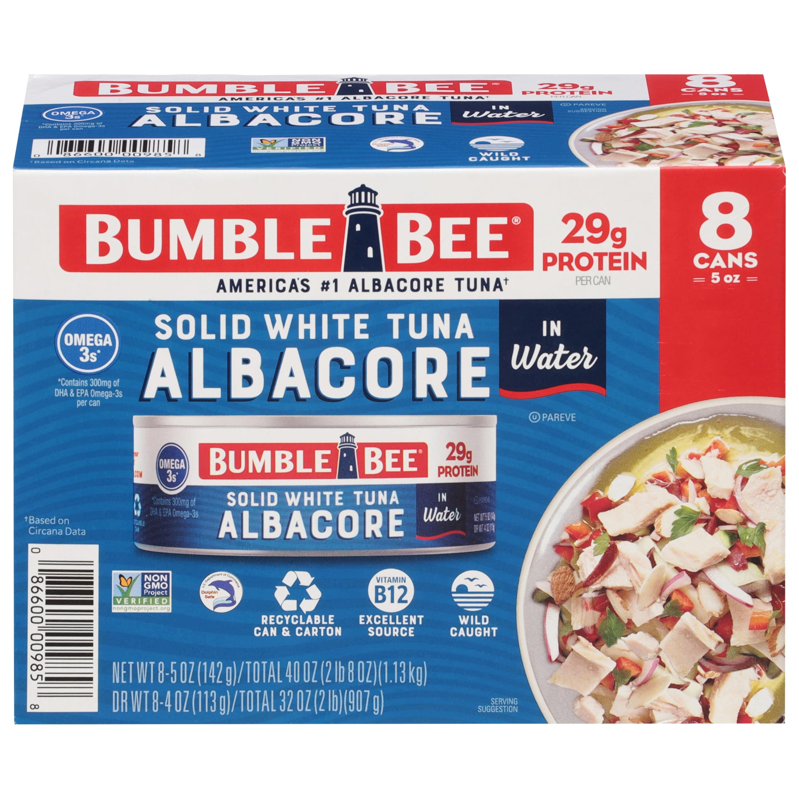 Solid White Albacore Canned Tuna