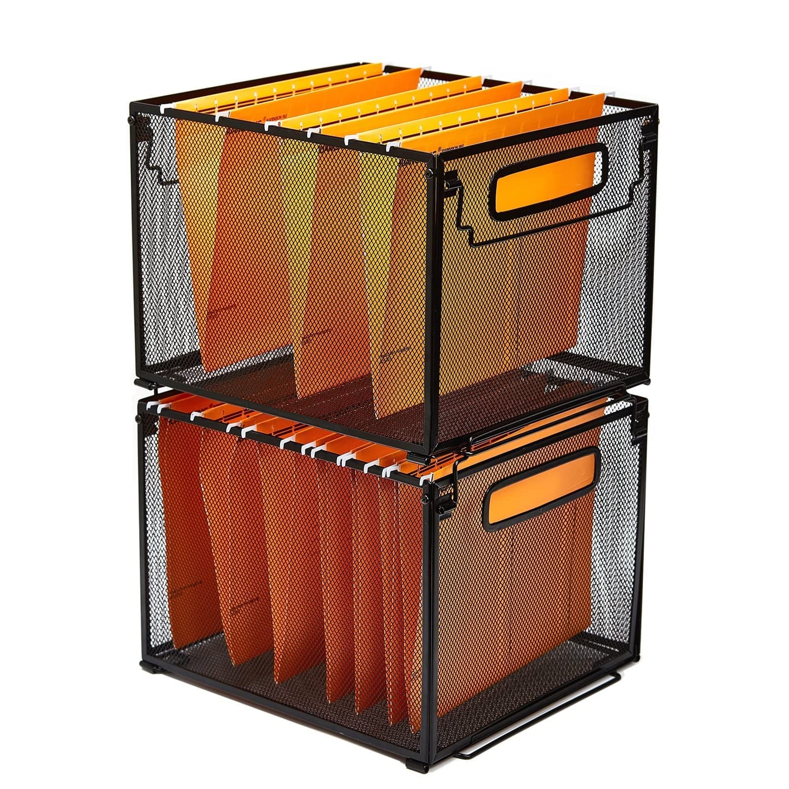 Stackable Mesh hanging file organizer