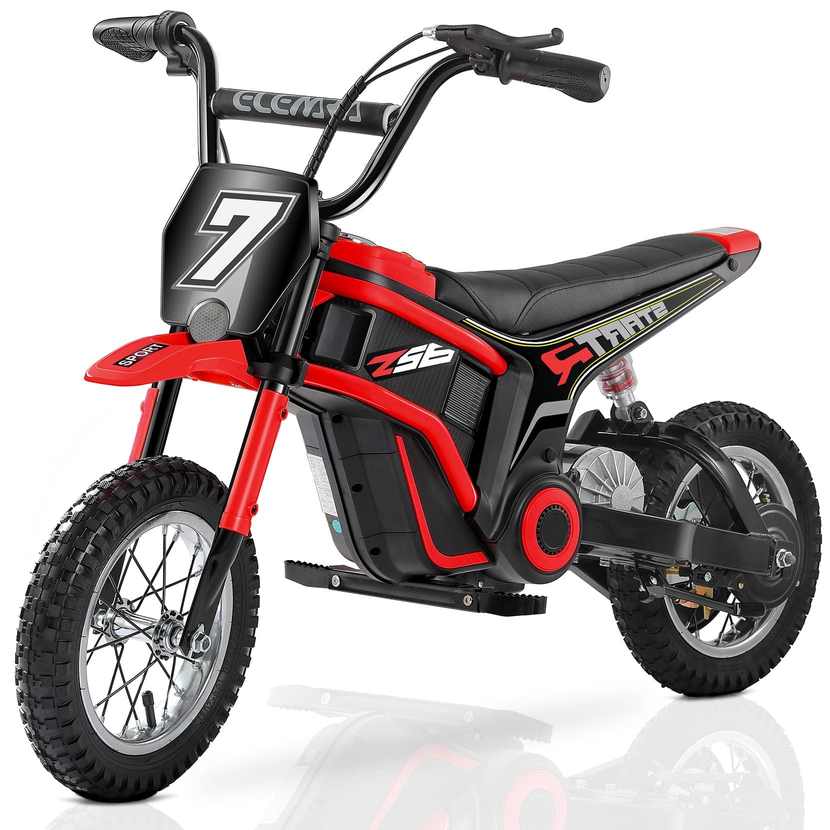 ELEMARA 350W Ride on Toy-Classic Red