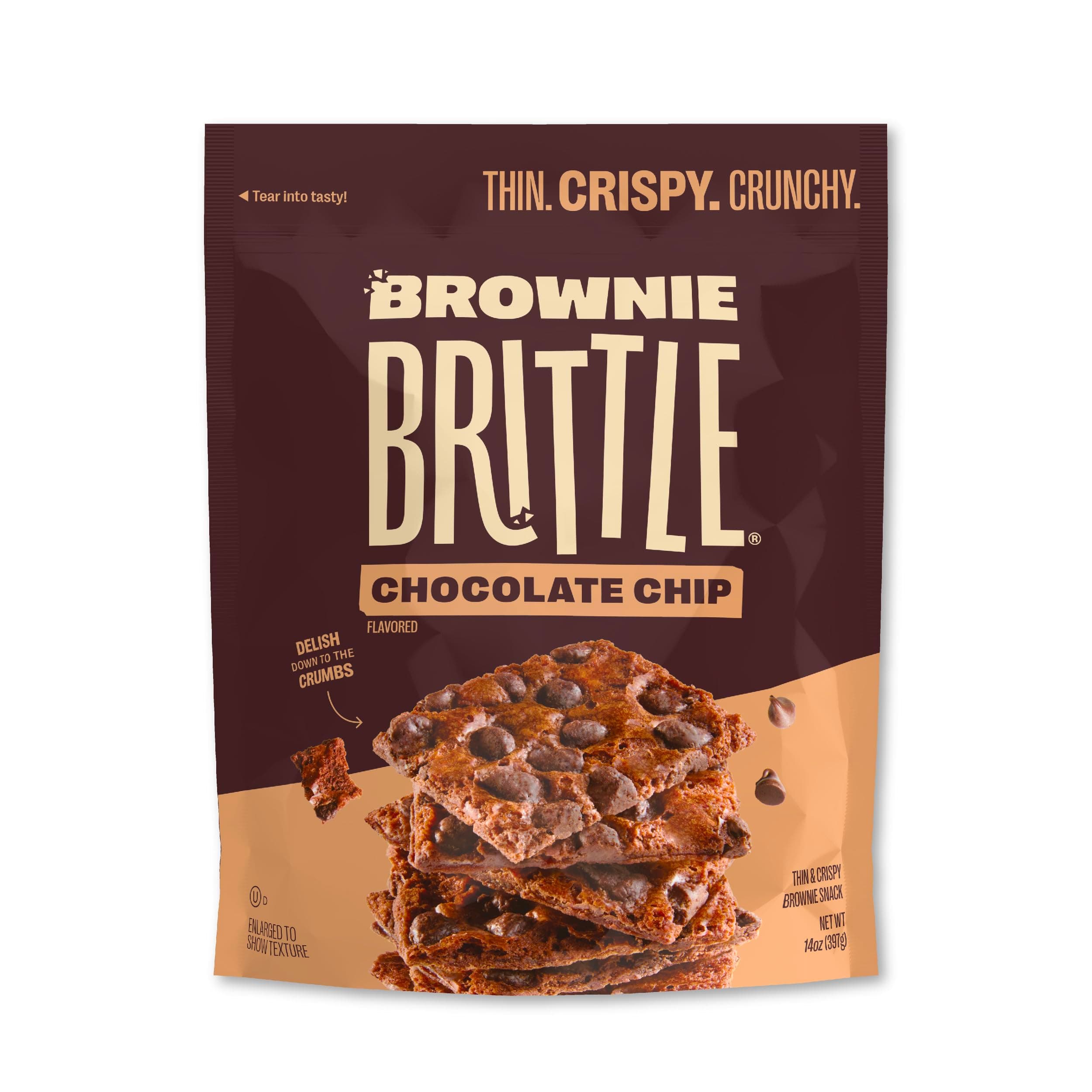 Brownie Brittle Chocolate Chip 14 Ounce