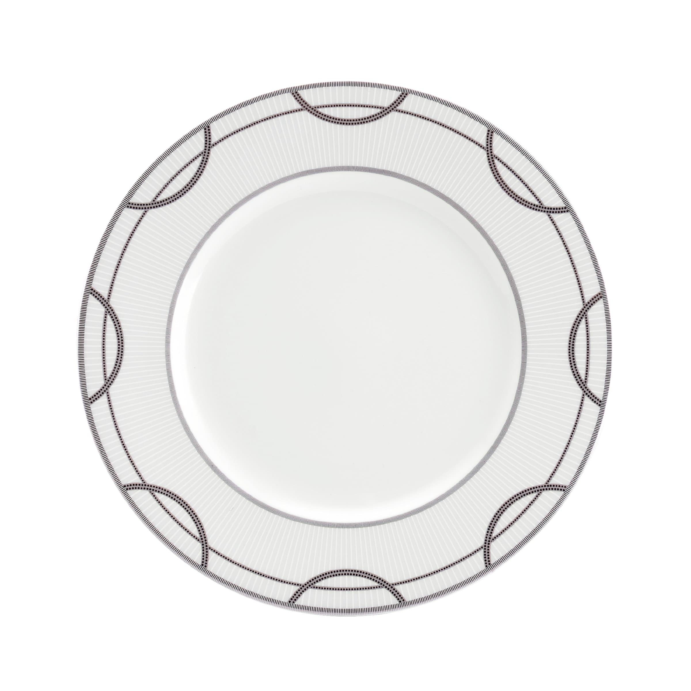 Mikasa Wedding Ring 10-3/4-Inch Dinner Plate