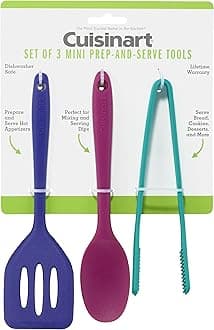 Cuisinart CTG-00-3MPT Mini Prep-and-Serve Tools, Silicone, Multicolor