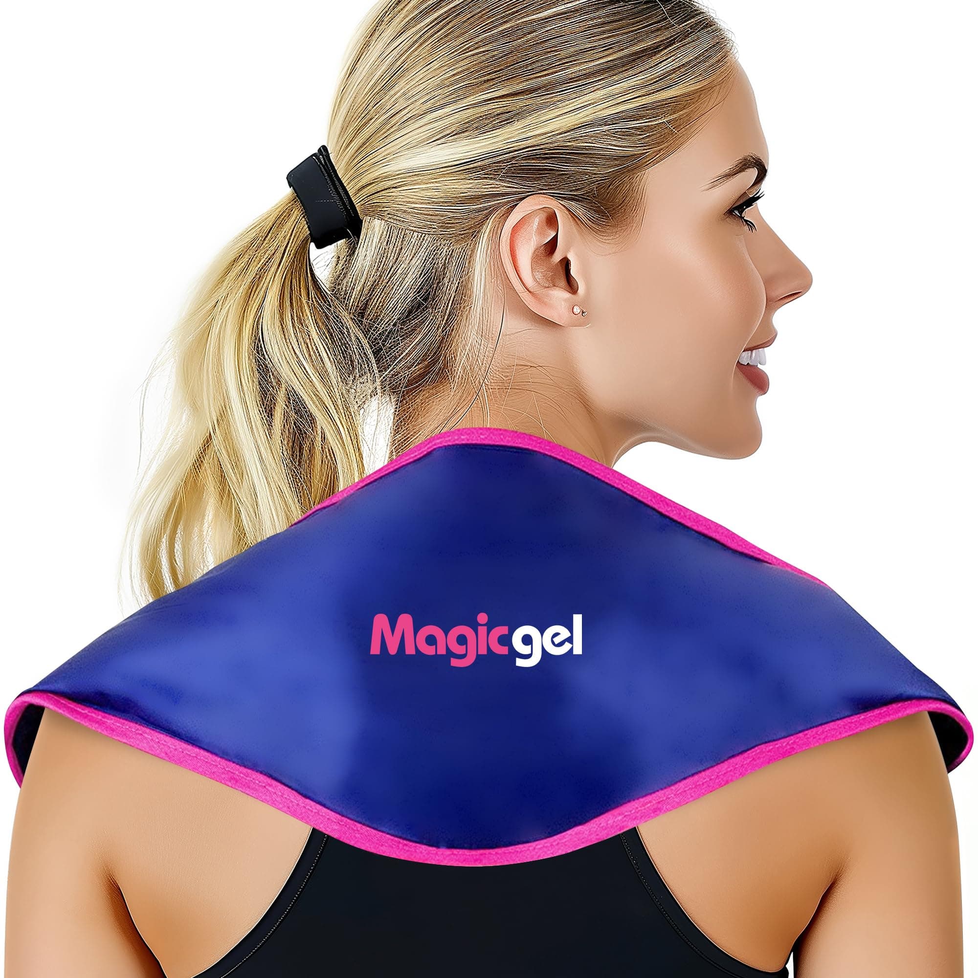 Extra Large & Reusable Ice Pack (15 x 23.5 inches, XL) for Maximum Back and Full Body Pain Relief from Injuries, Swelling, Bruises, Sprains | Ice Blanket for Sleeping & Physical Therapy | By Magic Gel