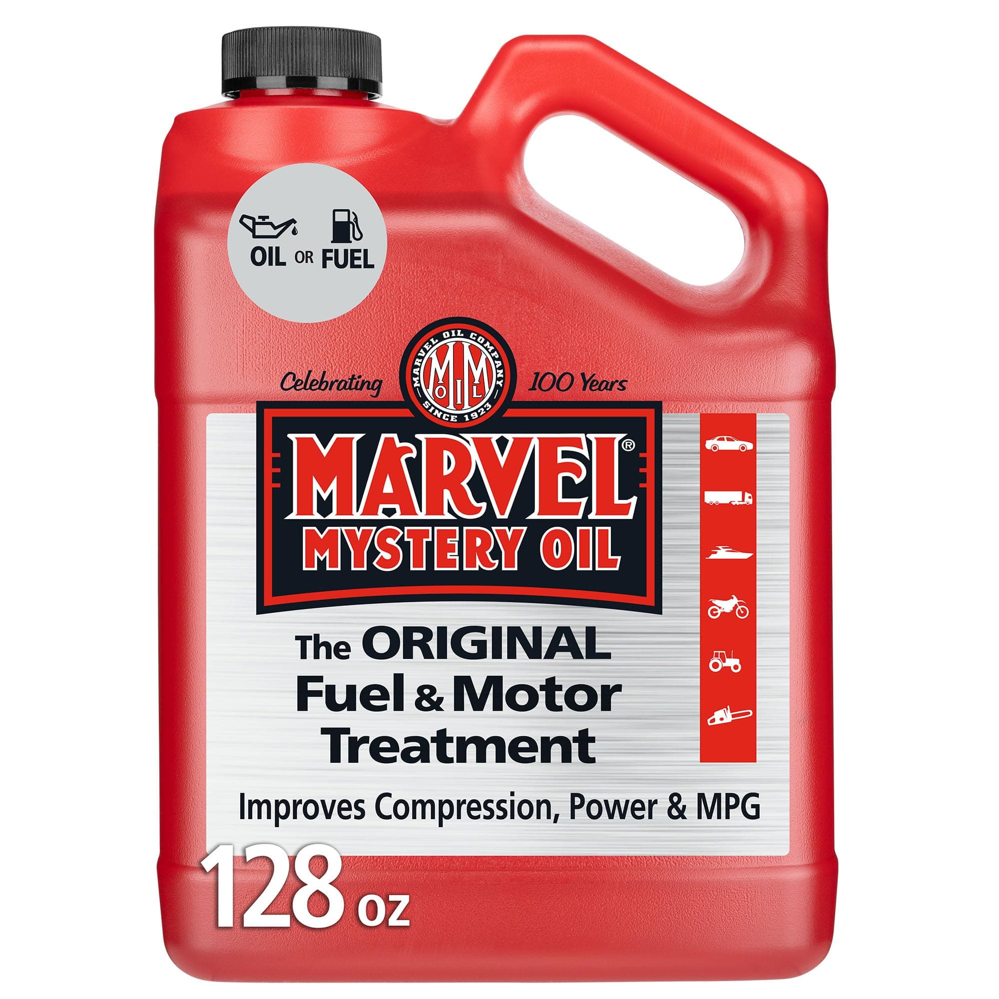 Oil Additive, 1Gal, Red, Transparent