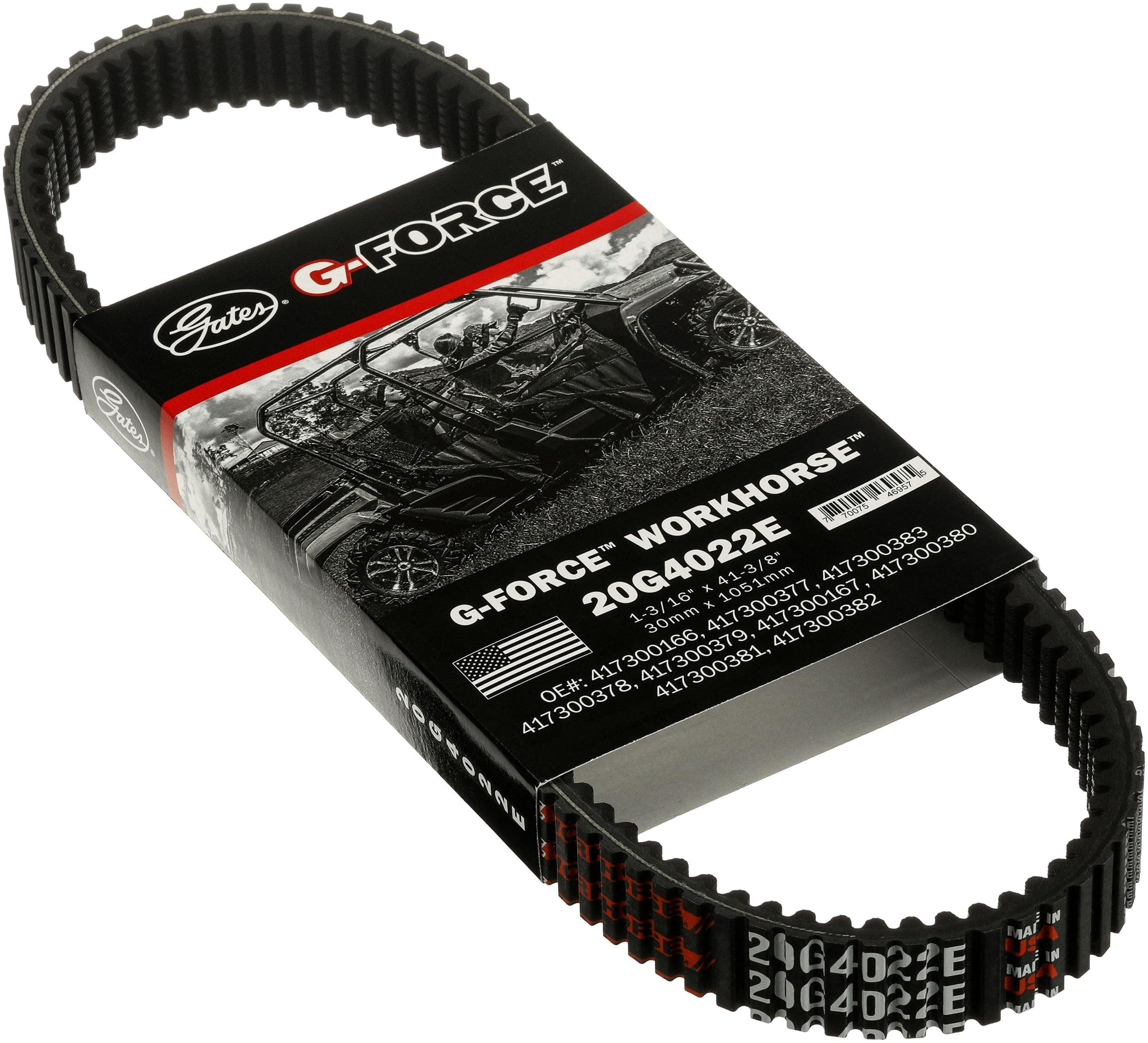 20G4022E G-Force Continuously Variable Transmission (CVT) Belt