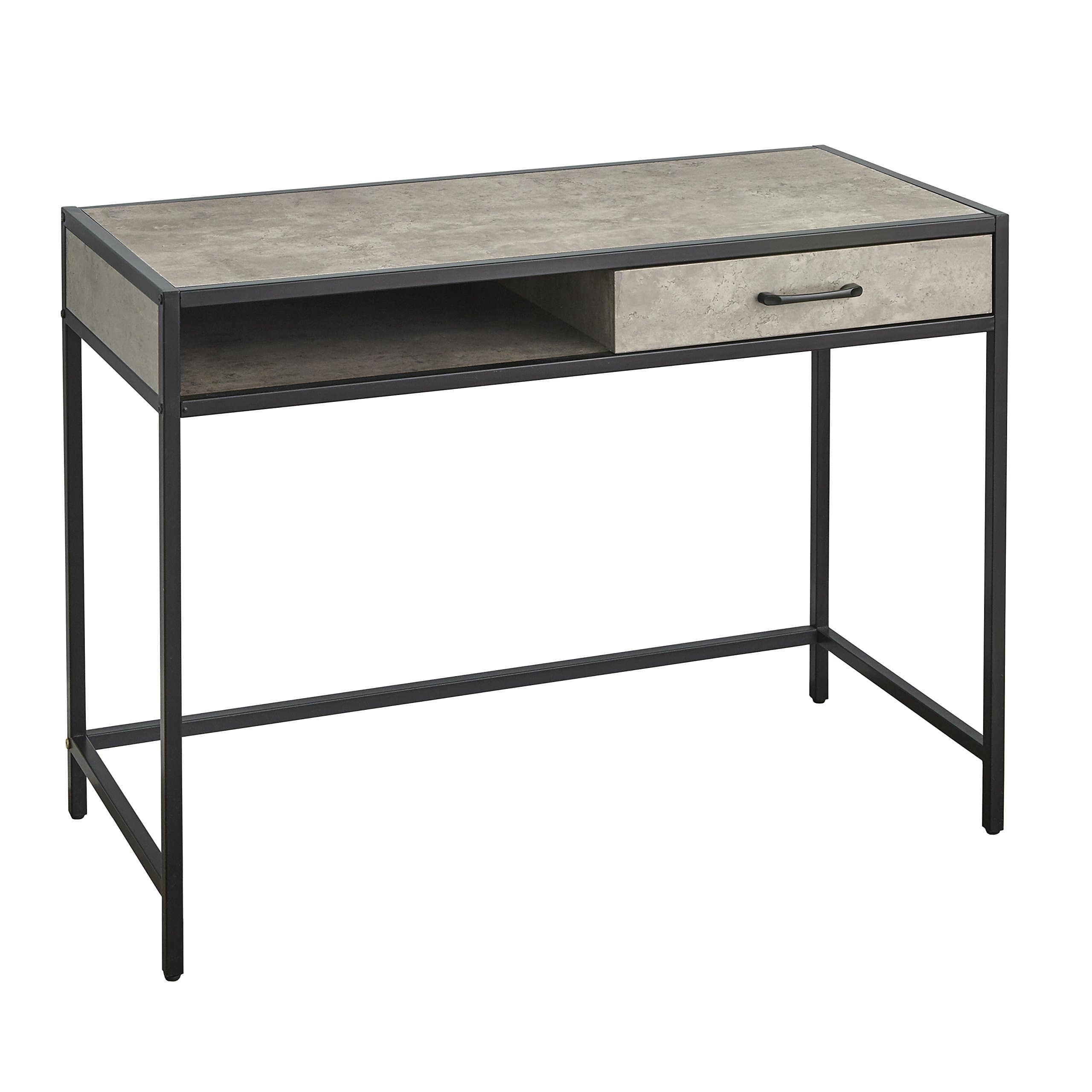 Target Marketing Systems Evie Modern Writing Desk, Gray