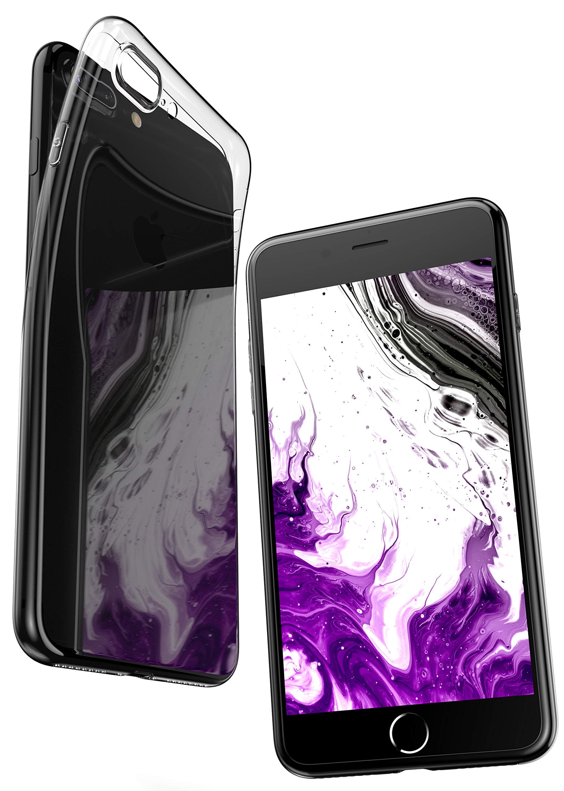 COVERbasics iPhone 8 Plus Case Phone 7 Plus Case (AIRGEL) iPhone 7 Plus Cases Cover Silicone Gel TPU Transparent Clear protective with Camera Protection Compatible with Apple iPhone 7 PLUS 8 PLUS