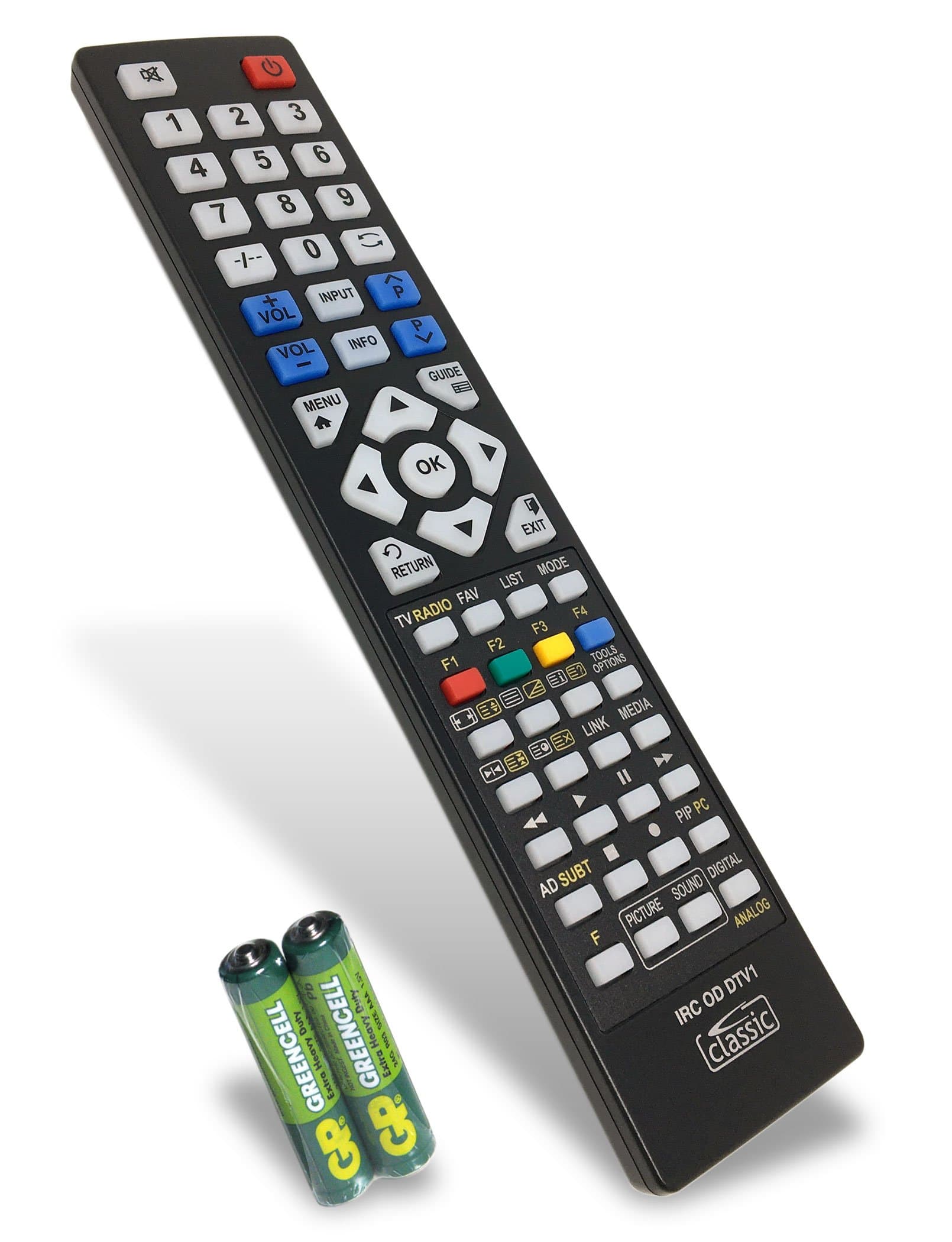Classic Replacement Remote Control for ALPHATRONICS SL-24 DSB-H+ (batteries included)