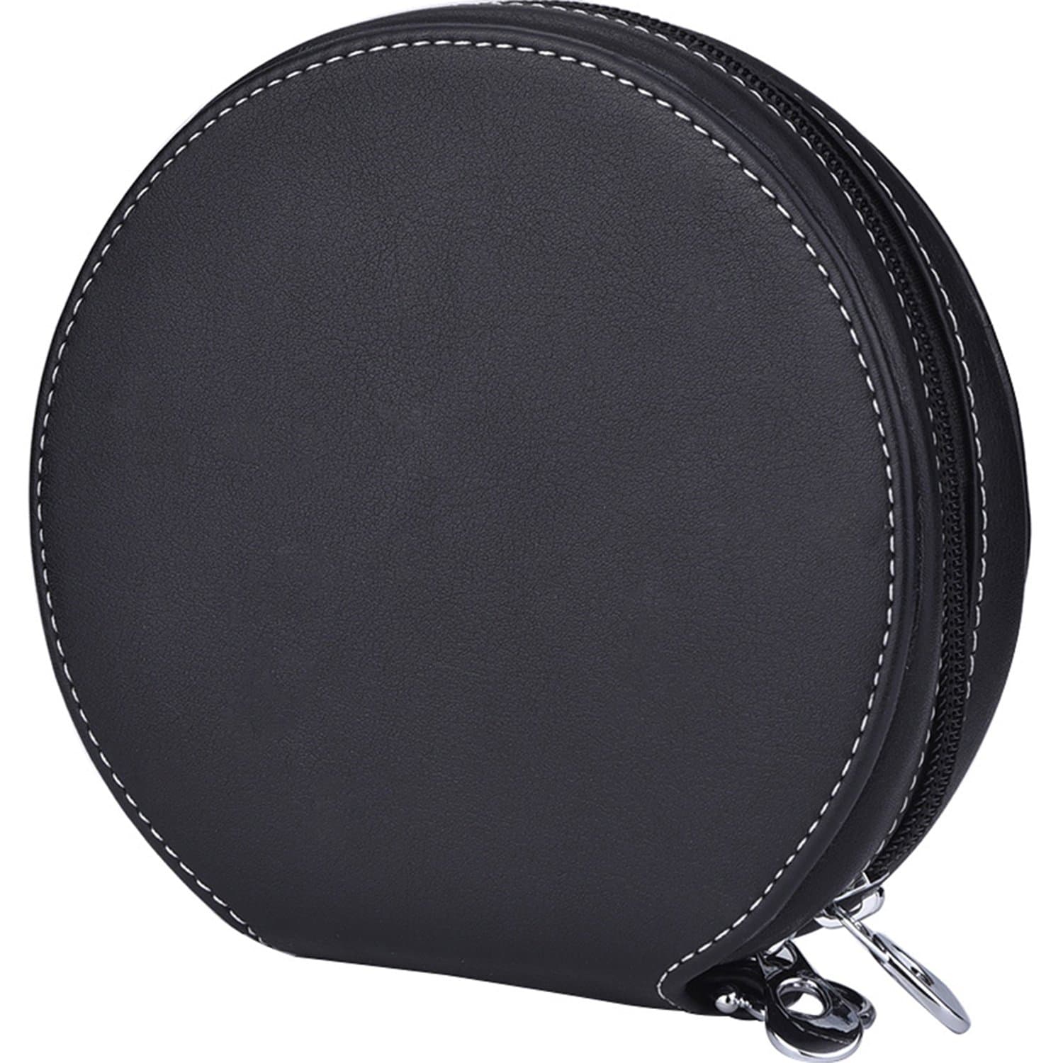 20 CD/DVD Storage Case, BaseWish Portable 20 CD/DVD Disc Case Bag Storage for Car Home Office Travel, Black