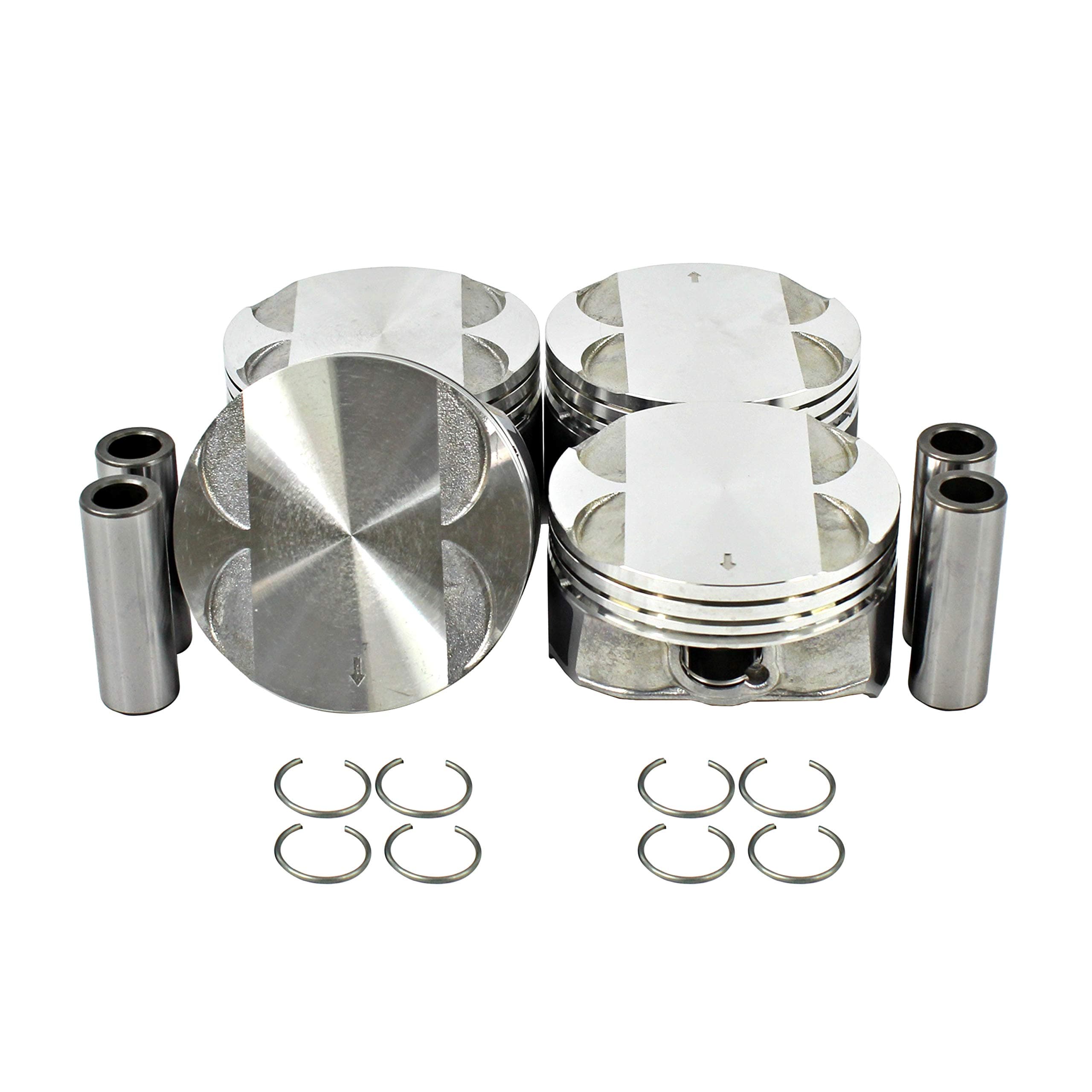 DNJ P336.20 Oversize Piston Set for 2006-2017 Buick, Chevrolet, GMC, Pontiac, Saturn Aura, Captiva Sport, Cobalt 2.4L L4 16V DOHC 2384cc