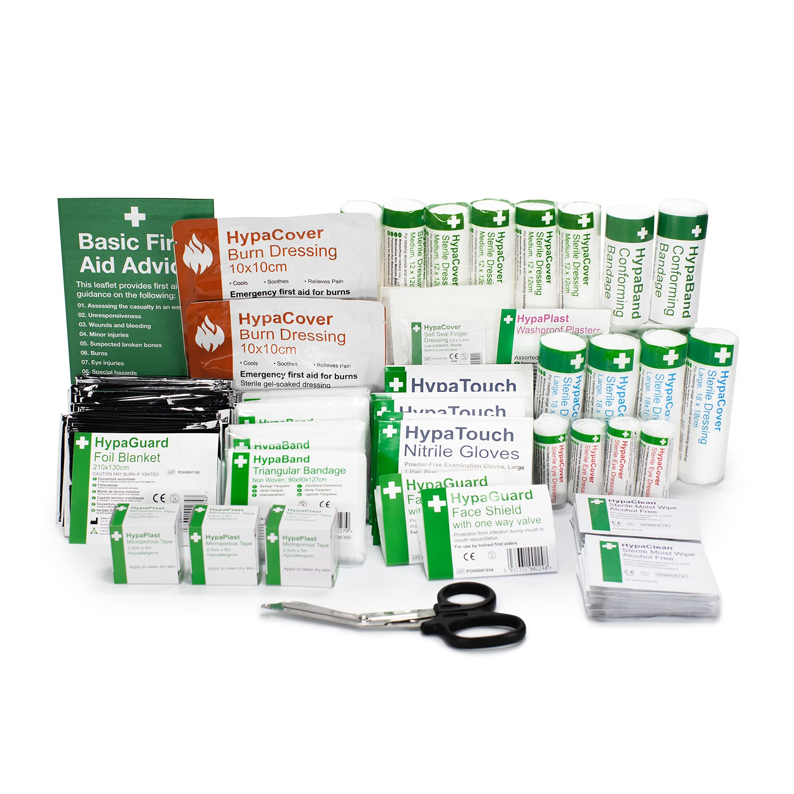 Safety First Aid Group Kit Refill Pack British Standard 8599 Compliant, Large 100+ Persons